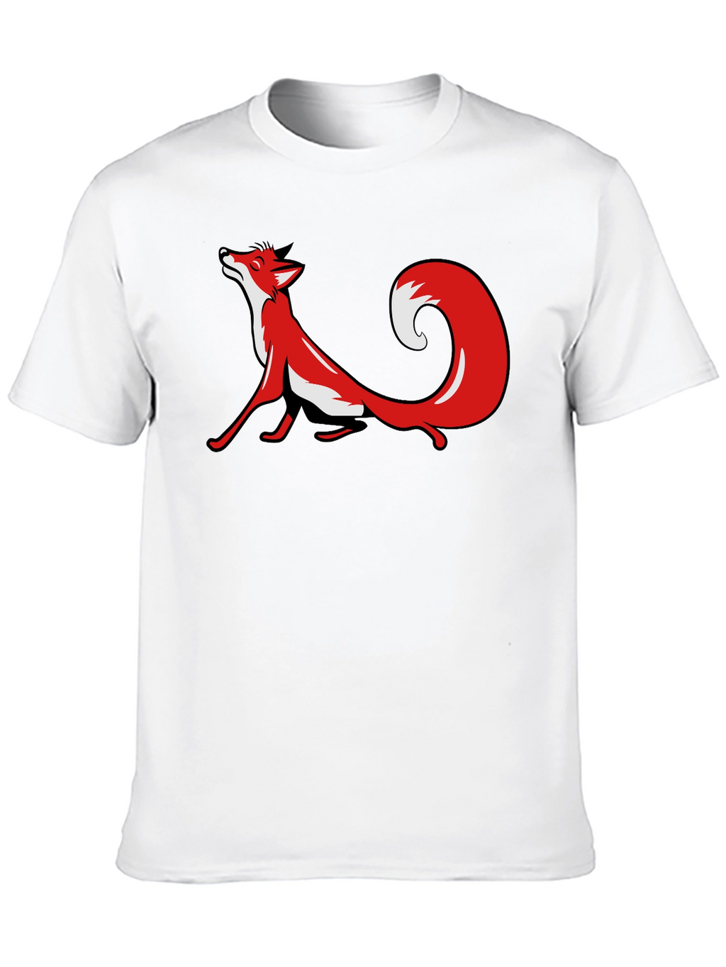 Fox Graphic T-Shirt - Casual Black Tee