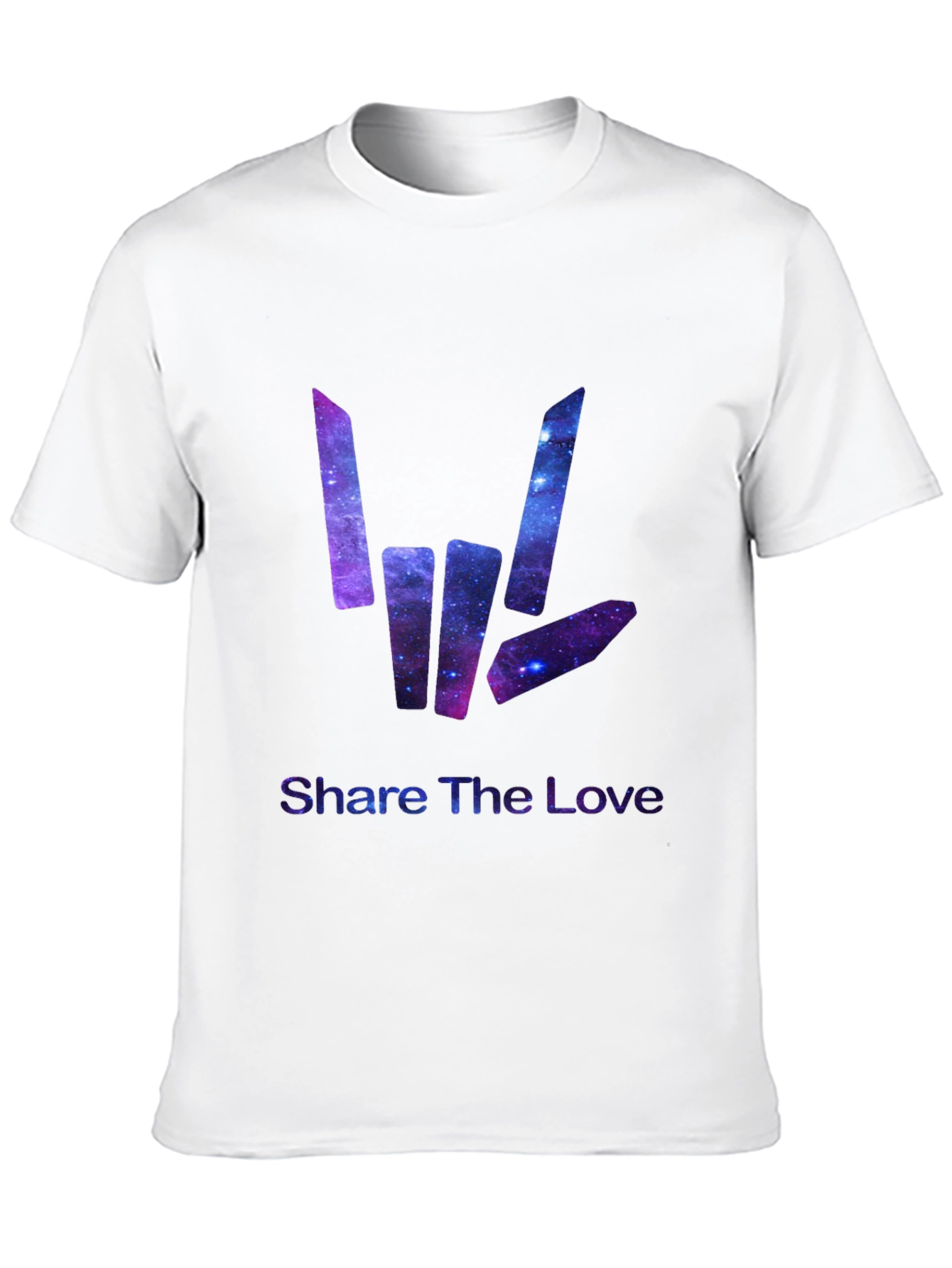 Share the Love Galaxy Graphic T-Shirt