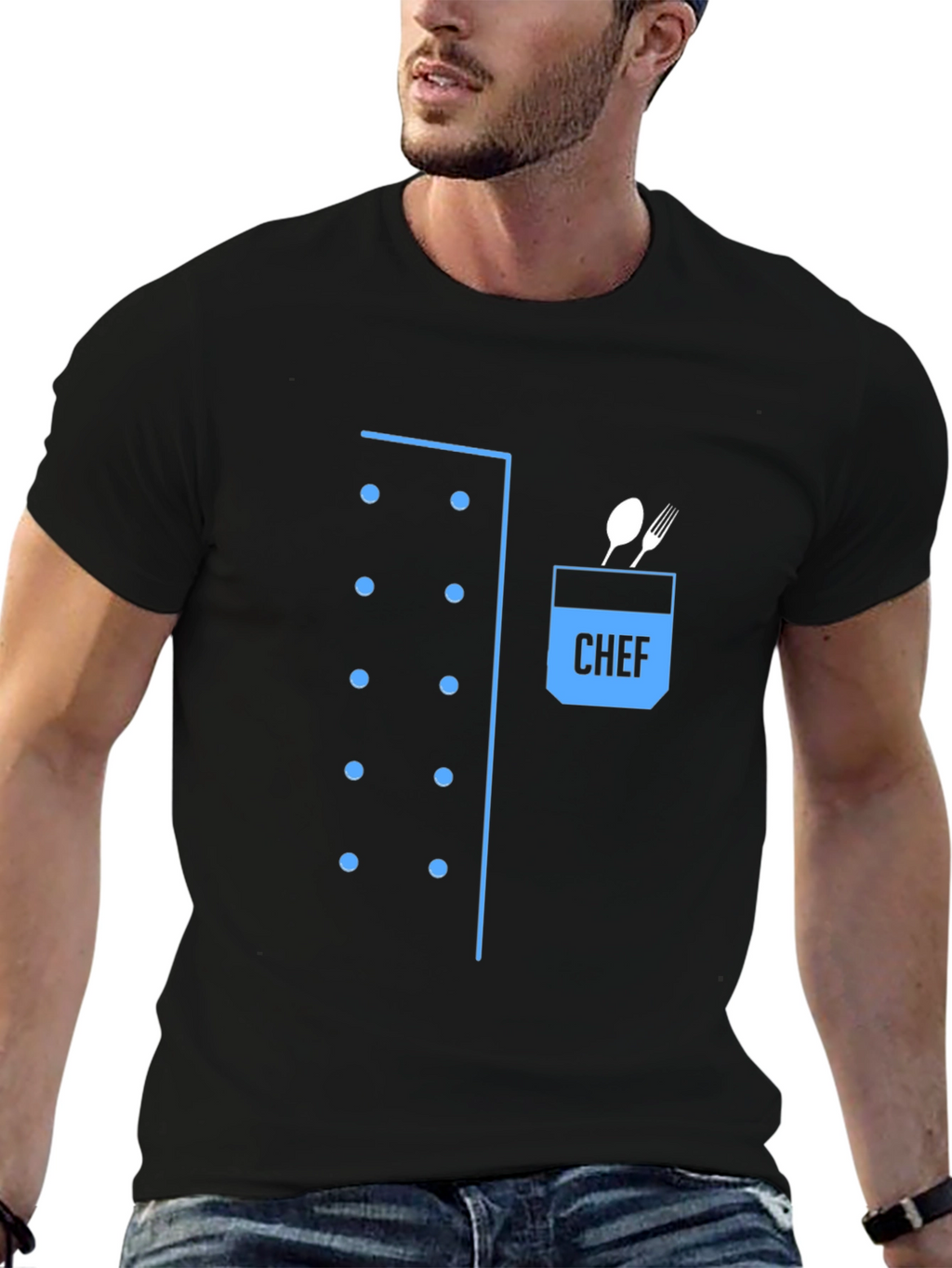 Chef Outfit T-Shirt - Novelty Kitchen Apparel