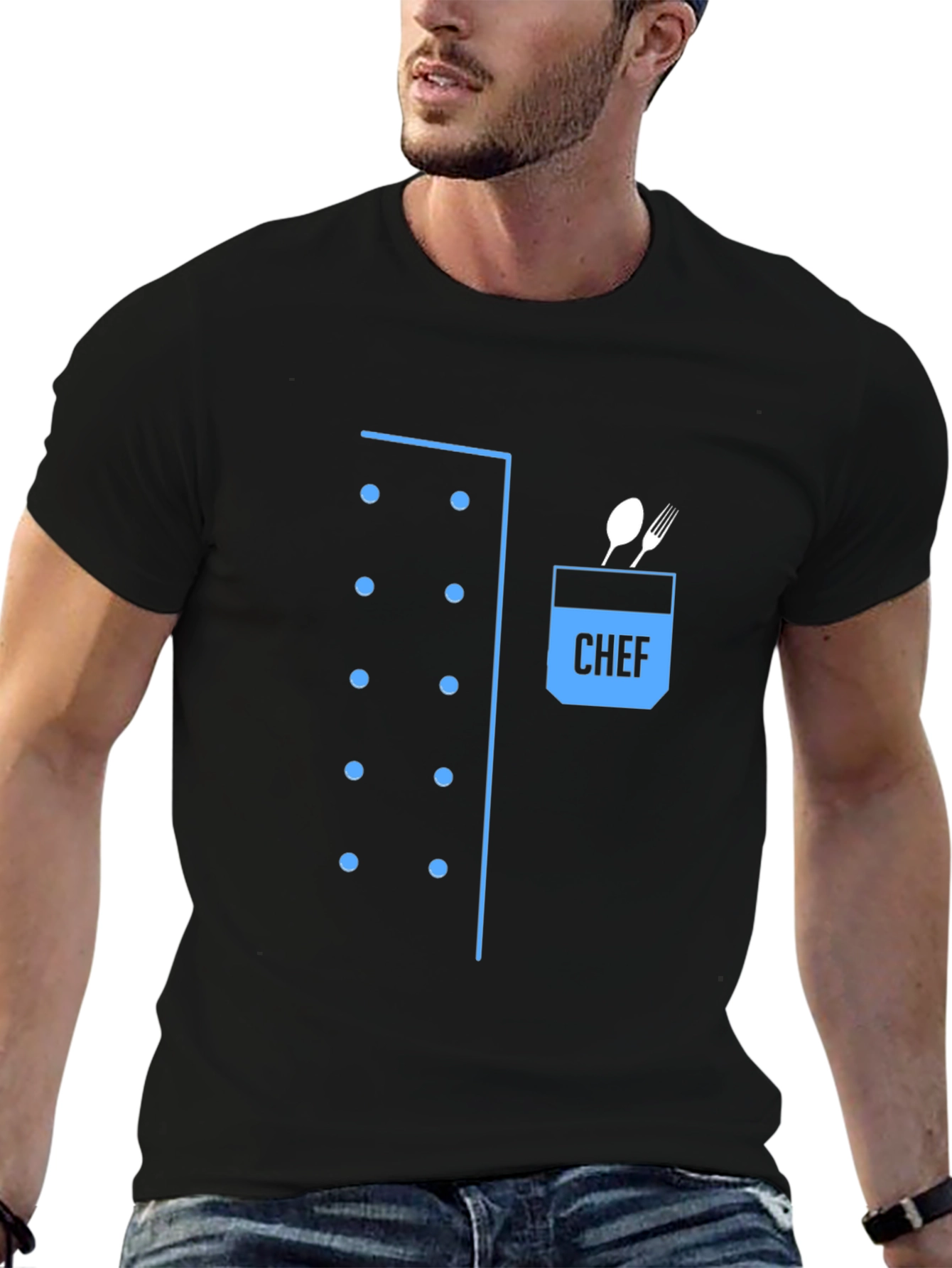 Chef Outfit T-Shirt - Novelty Kitchen Apparel