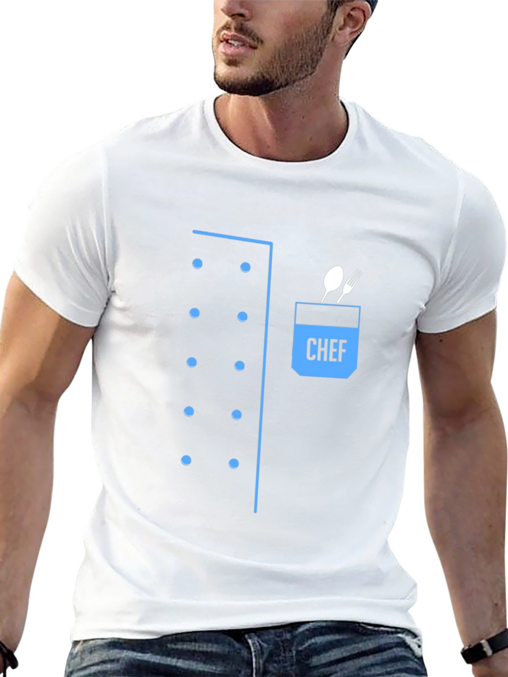 Chef Outfit T-Shirt - Novelty Kitchen Apparel