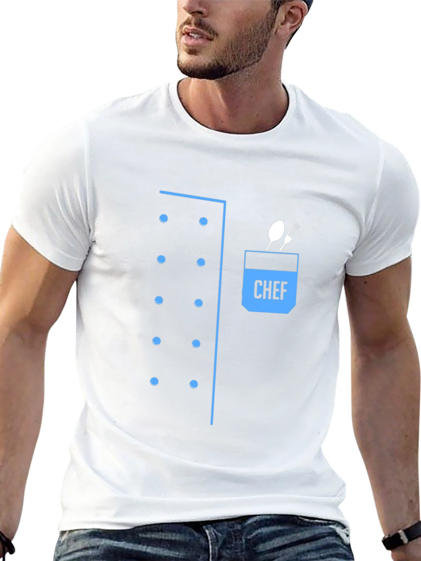 Chef Outfit T-Shirt - Novelty Kitchen Apparel