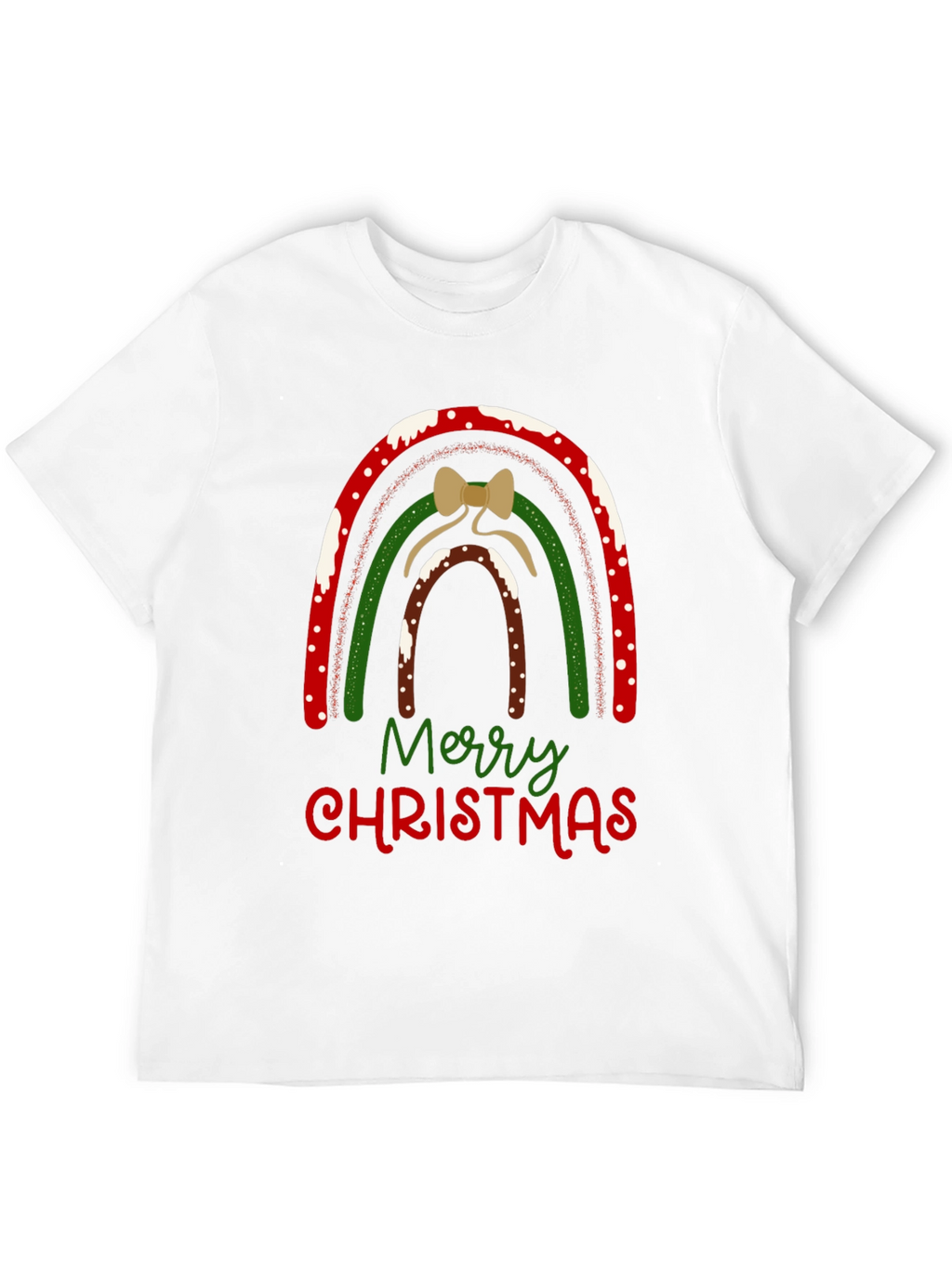Festive Christmas Rainbow T-Shirt