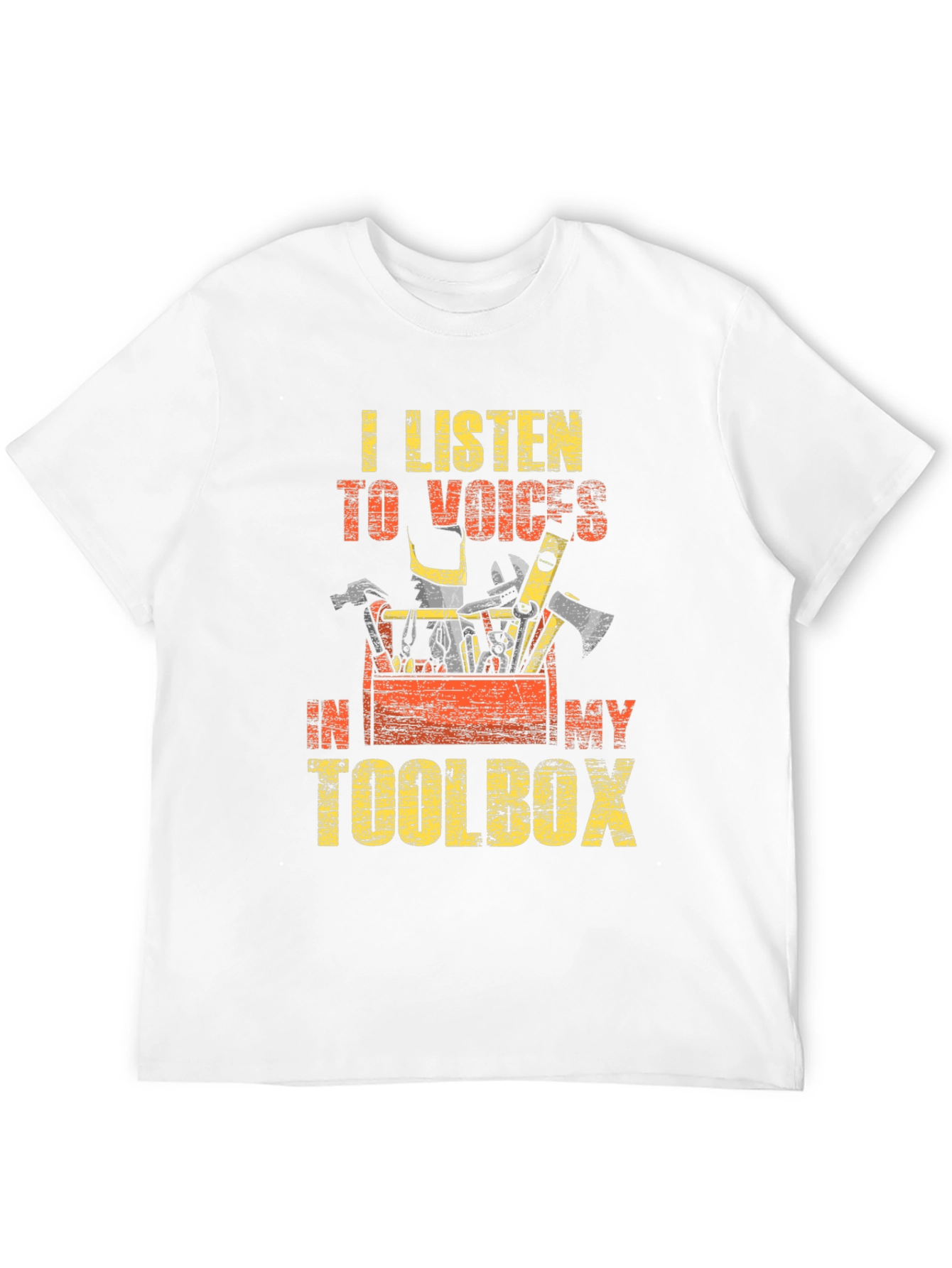 Toolbox Voices Mens Black Graphic T-Shirt