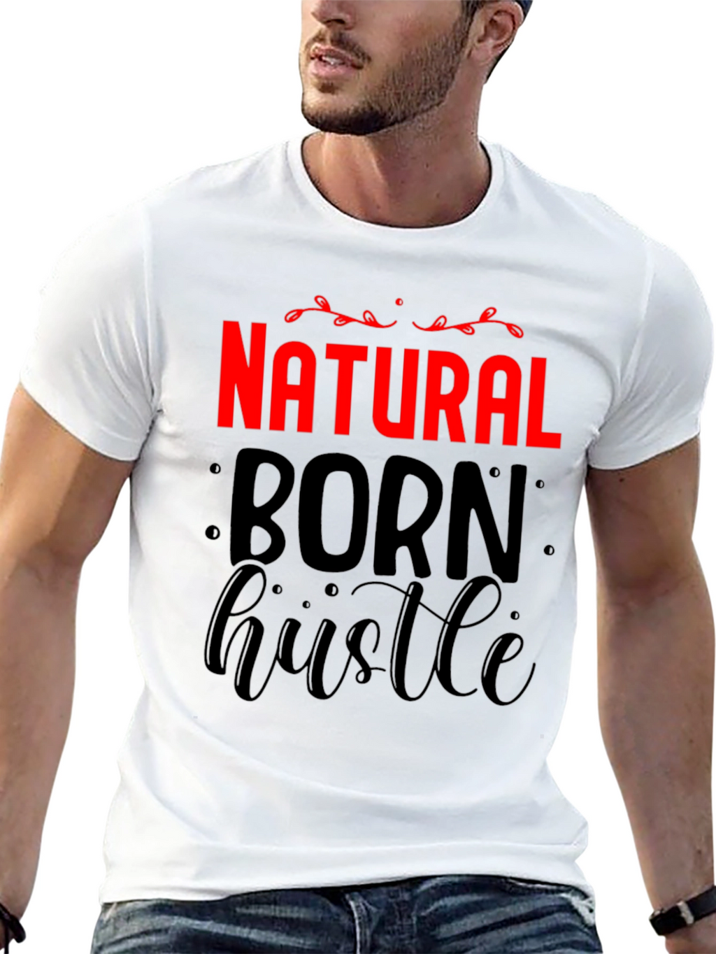 Natural Born Hustle Graphic Tee