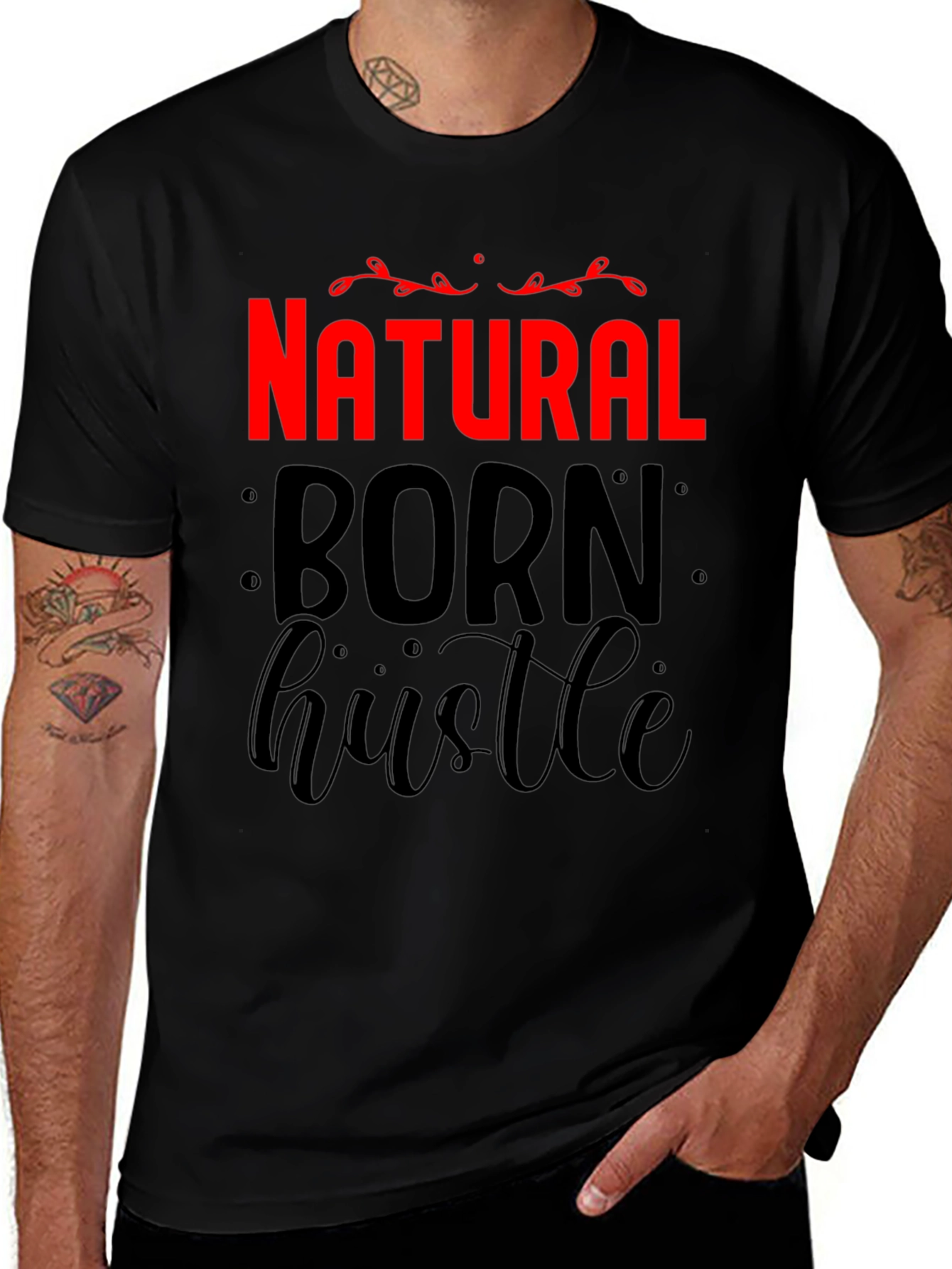 Natural Born Hustle Graphic Tee