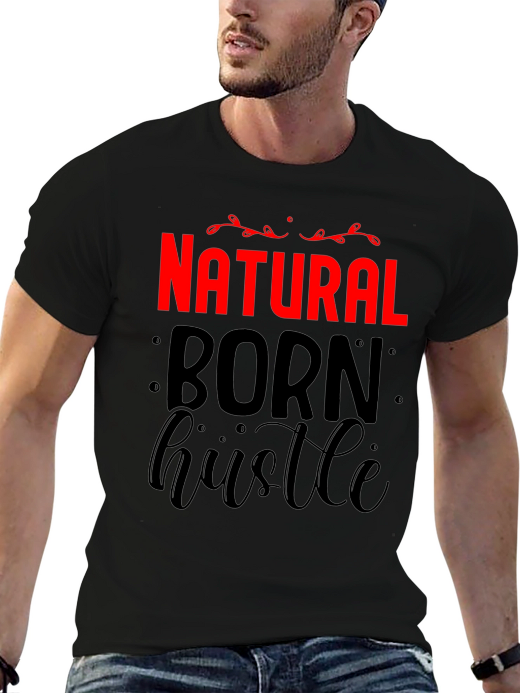 Natural Born Hustle Graphic Tee