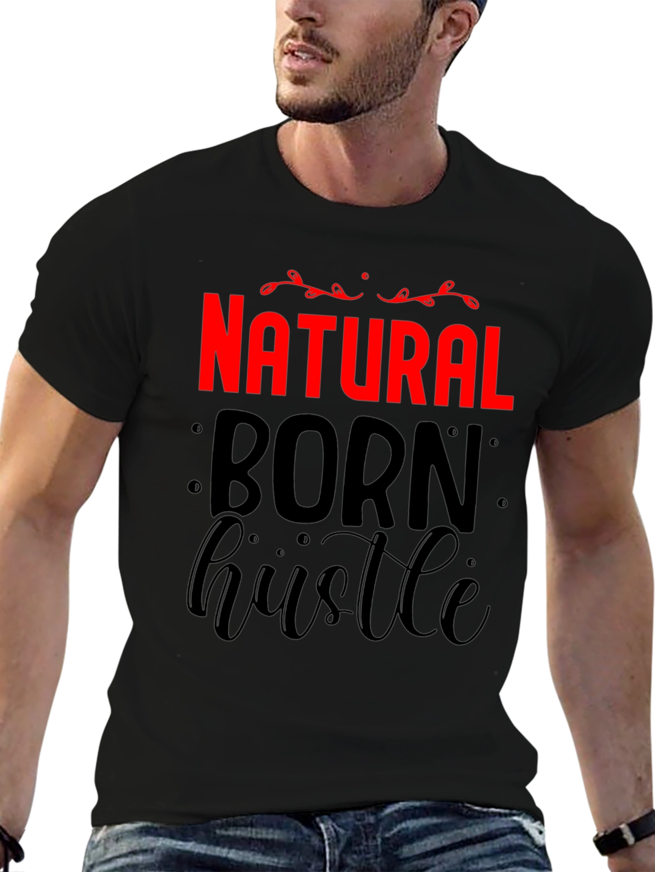 Natural Born Hustle Graphic Tee