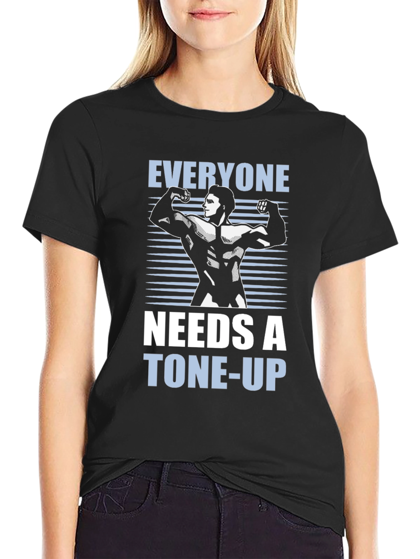 Tone-Up Graphic Tee - Bodybuilder Shirt