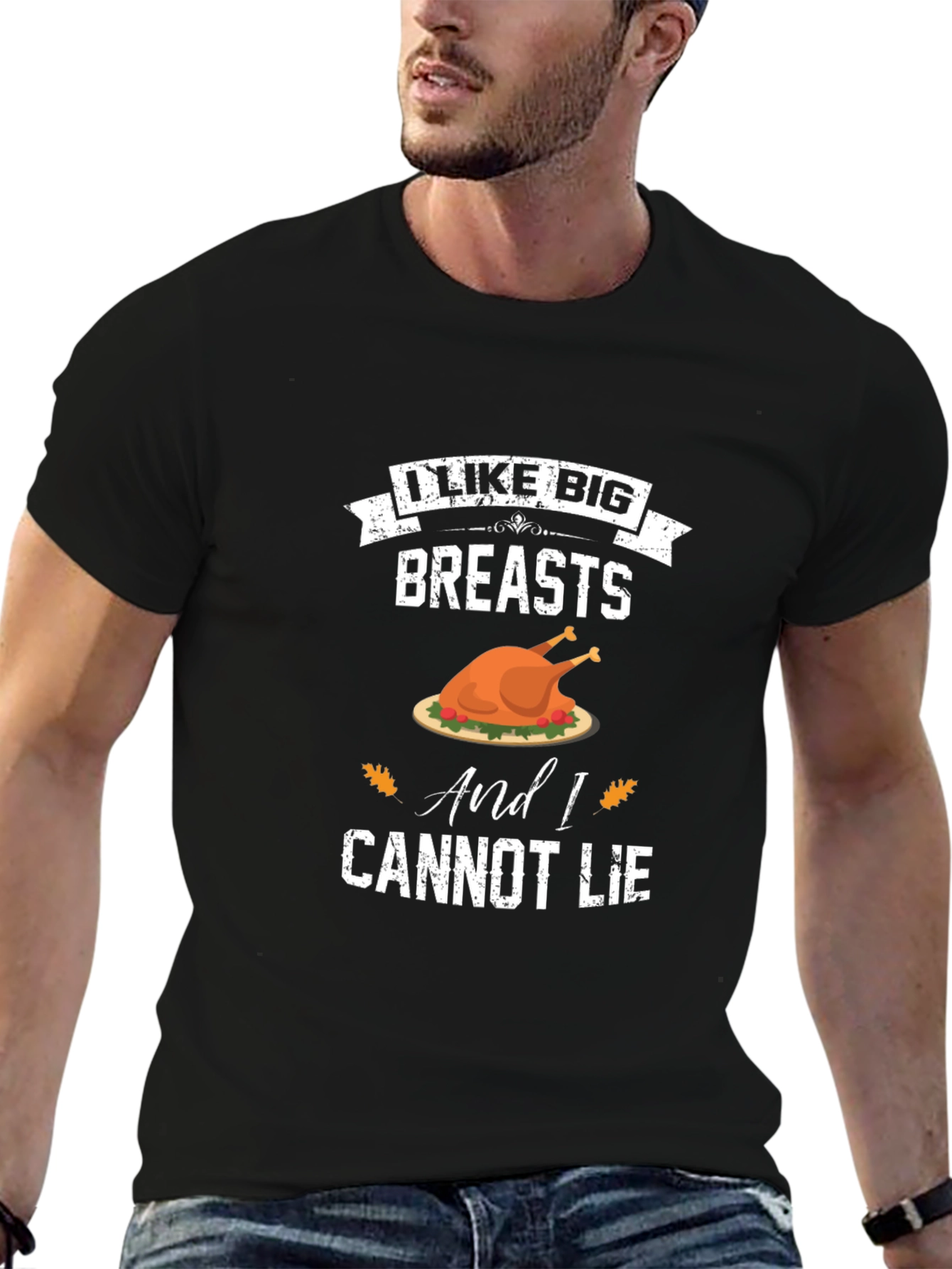 I Like Big Breasts Funny Thanksgiving T-Shirt