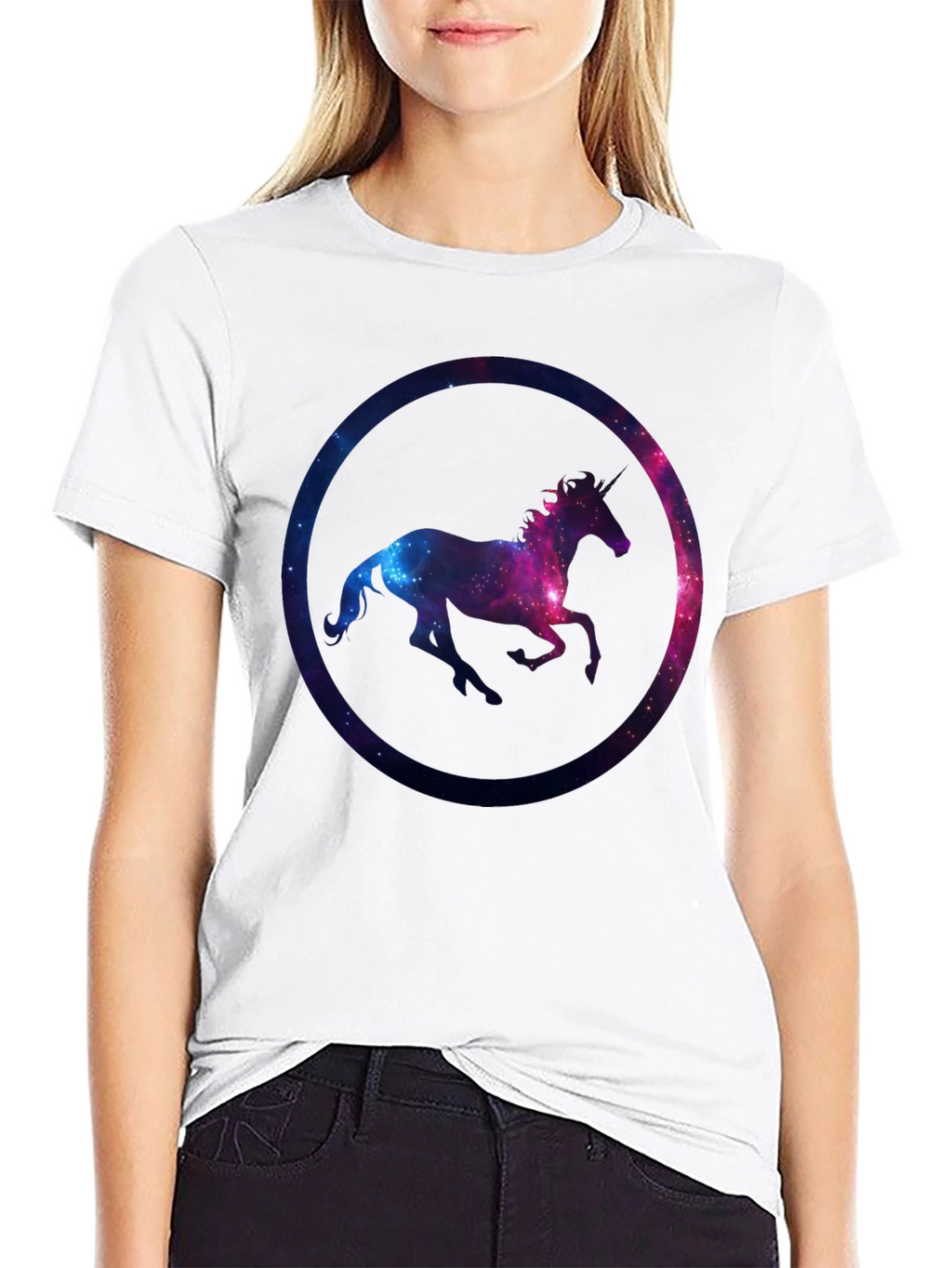 Unicorn Galaxy Graphic T-Shirt