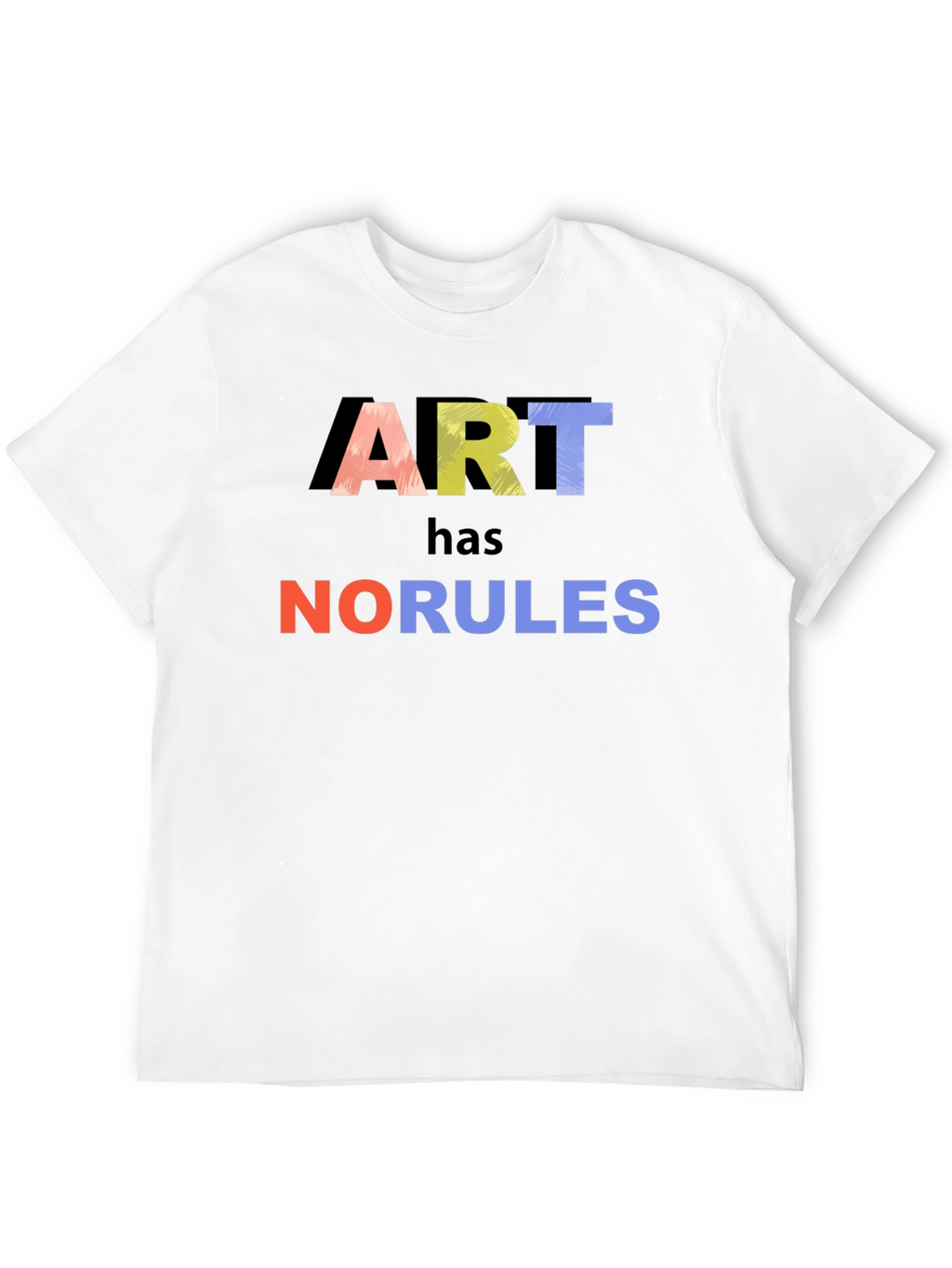 Art Has No Rules Graphic T-Shirt