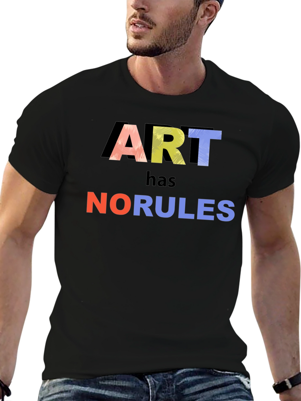 Art Has No Rules Graphic T-Shirt