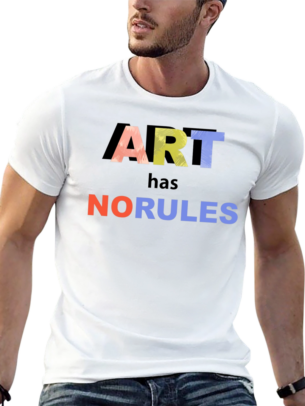 Art Has No Rules Graphic T-Shirt