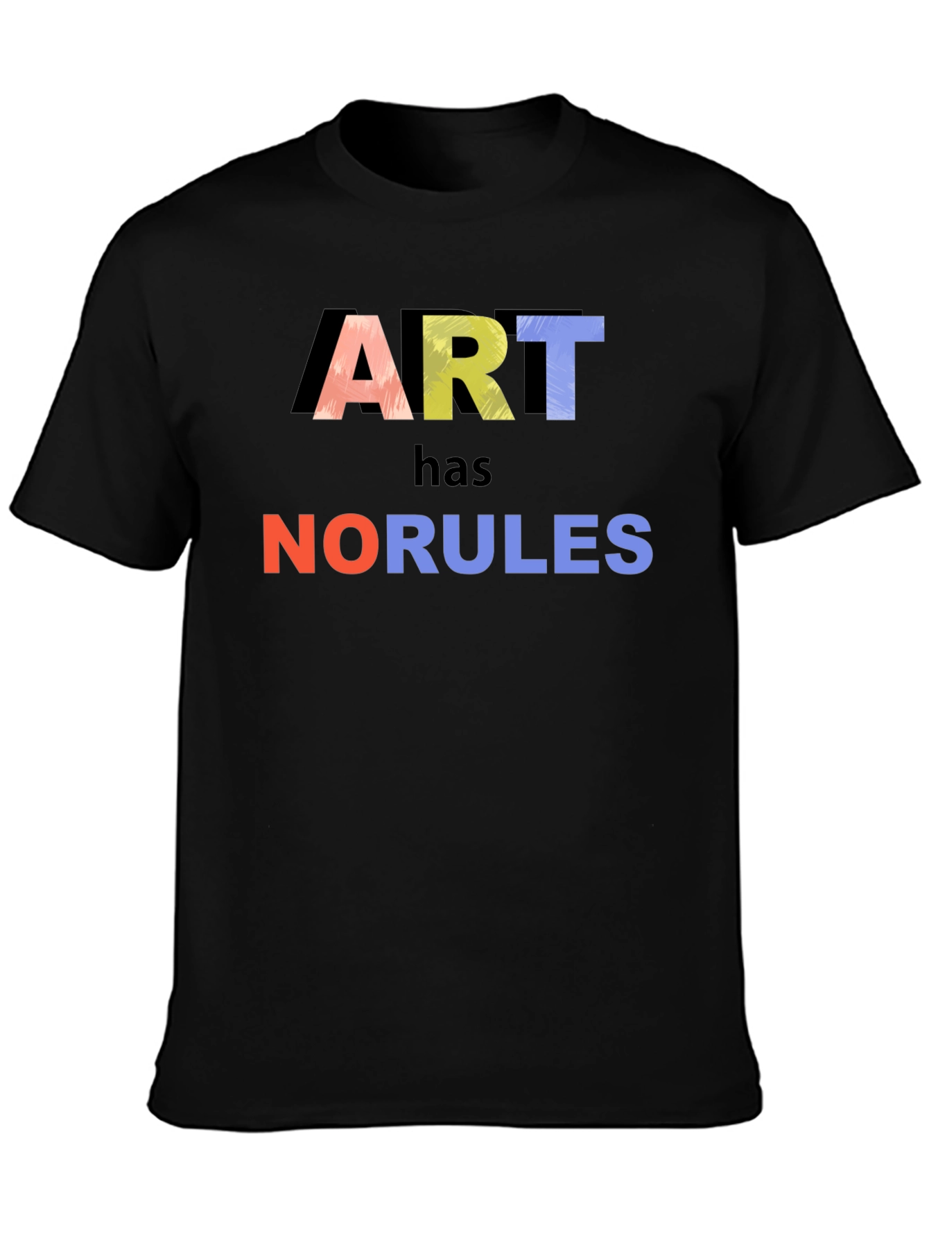 Art Has No Rules Graphic T-Shirt