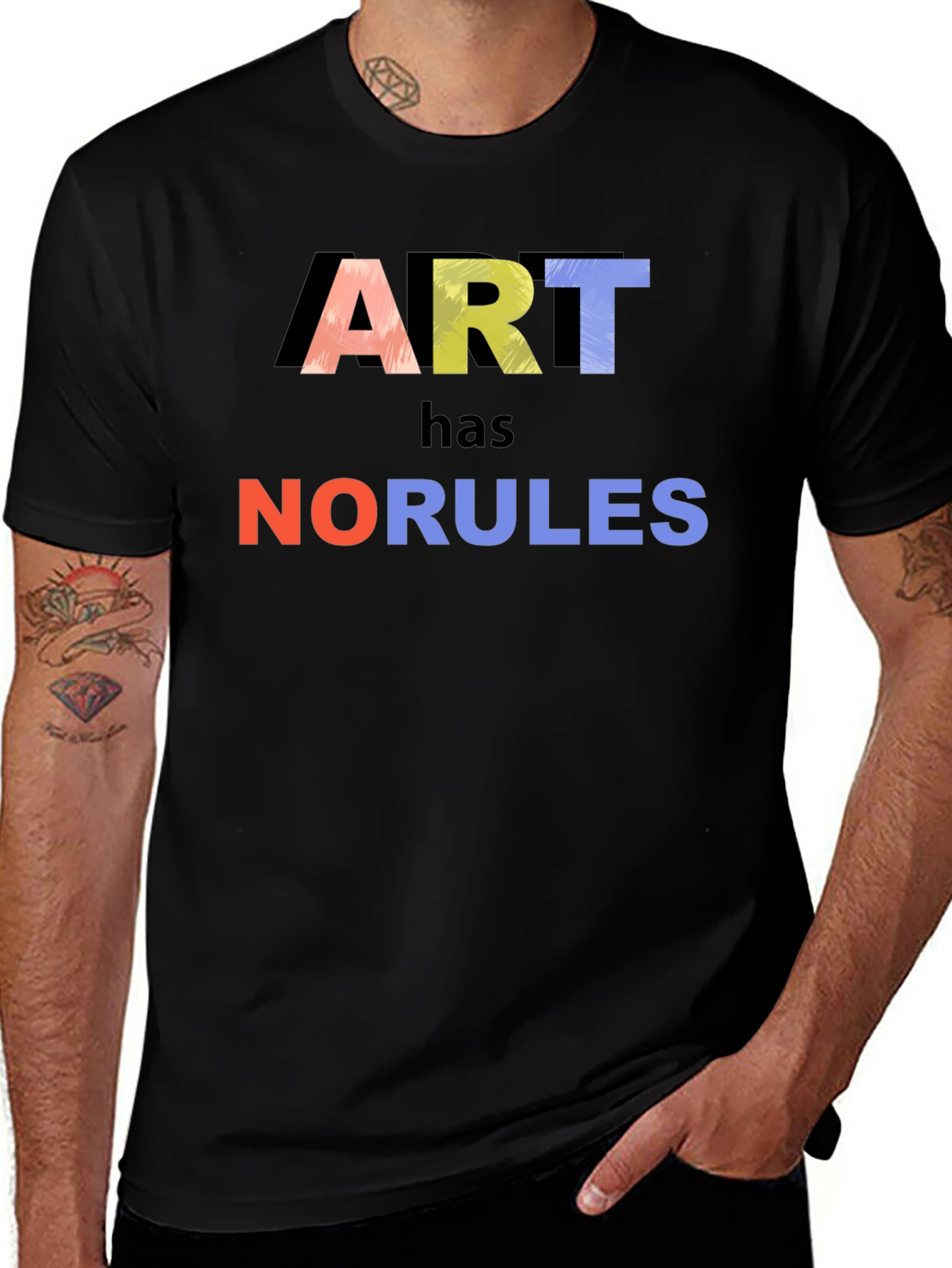 Art Has No Rules Graphic T-Shirt