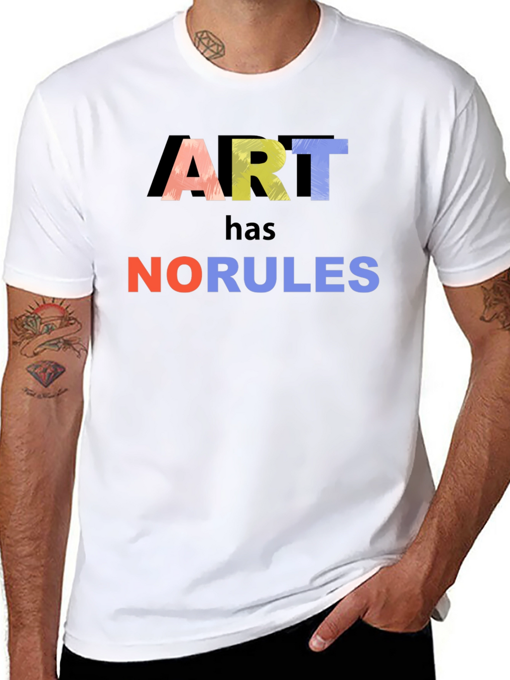 Art Has No Rules Graphic T-Shirt