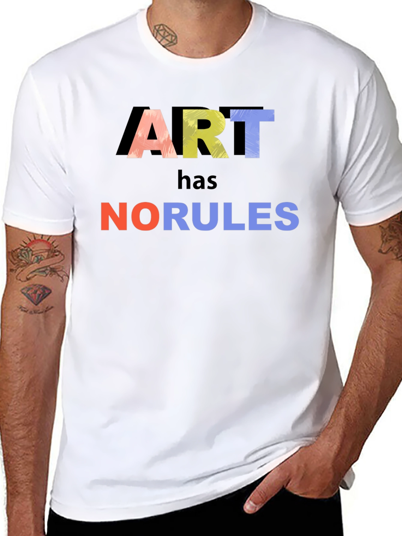 Art Has No Rules Graphic T-Shirt