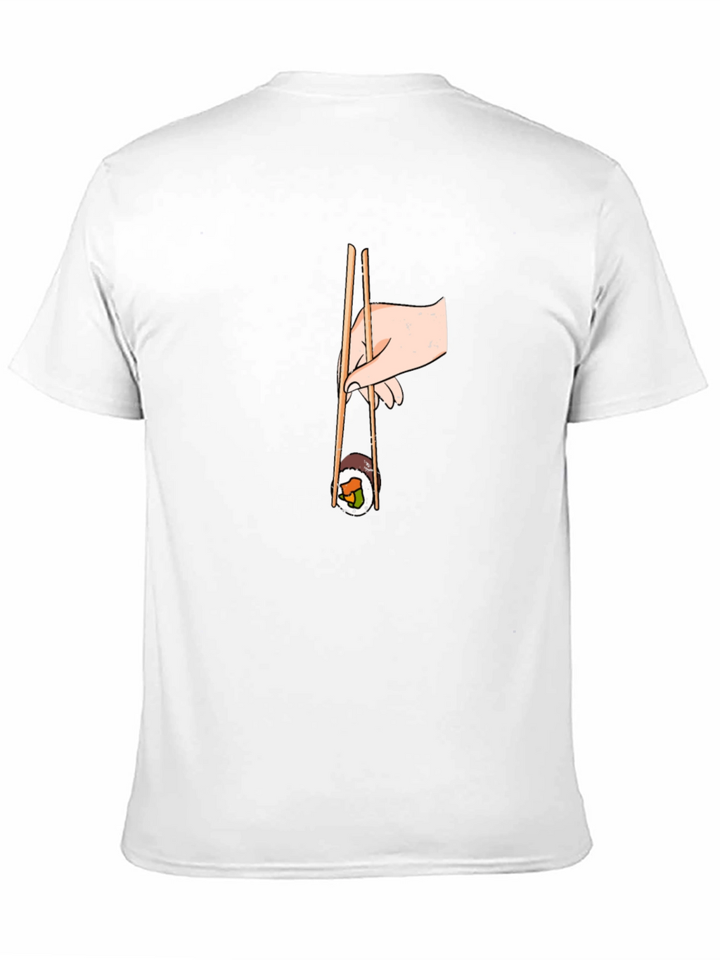 Sushi Lover T-Shirt - Chopsticks and Roll Graphic Tee