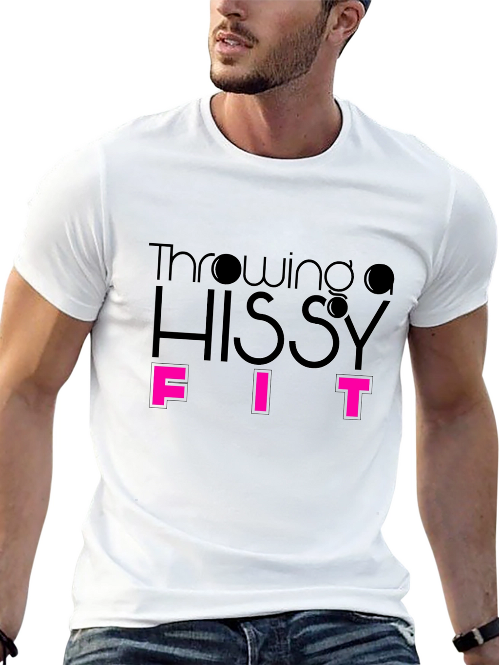 Throwing a Hissy Fit - Funny Graphic Tee