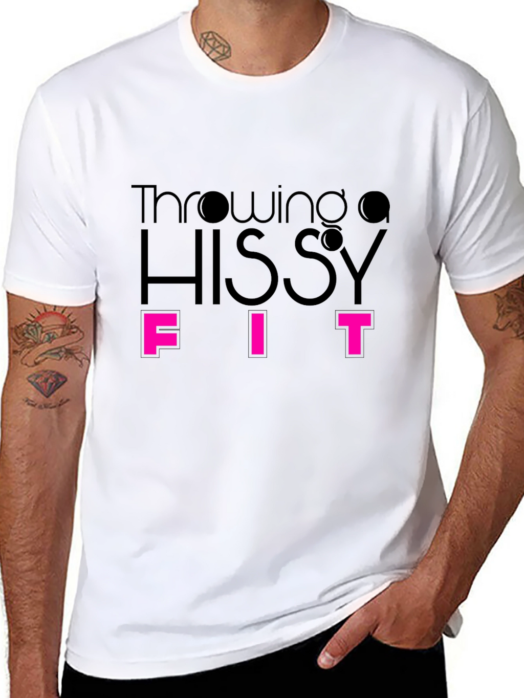 Throwing a Hissy Fit - Funny Graphic Tee