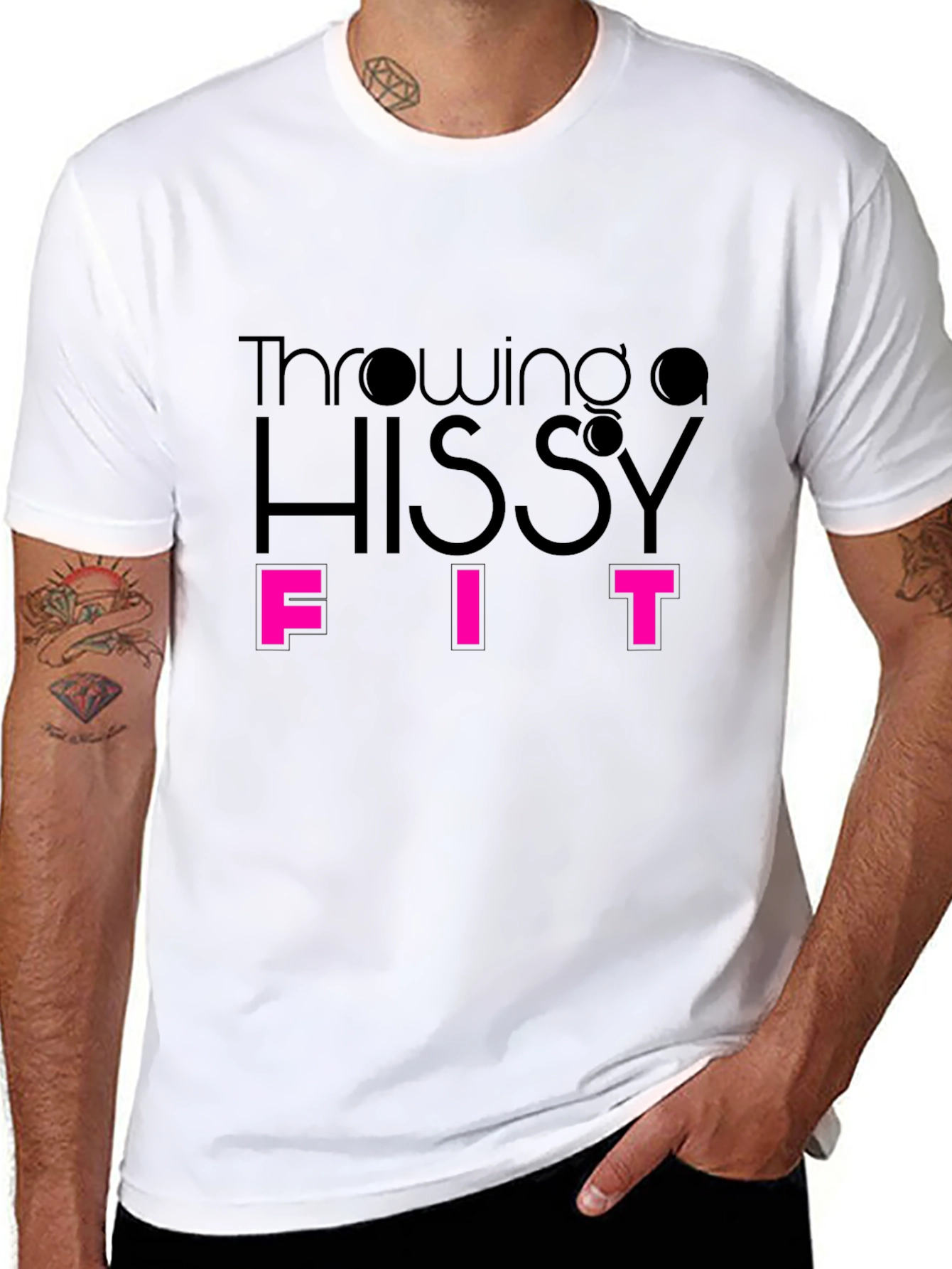 Throwing a Hissy Fit - Funny Graphic Tee
