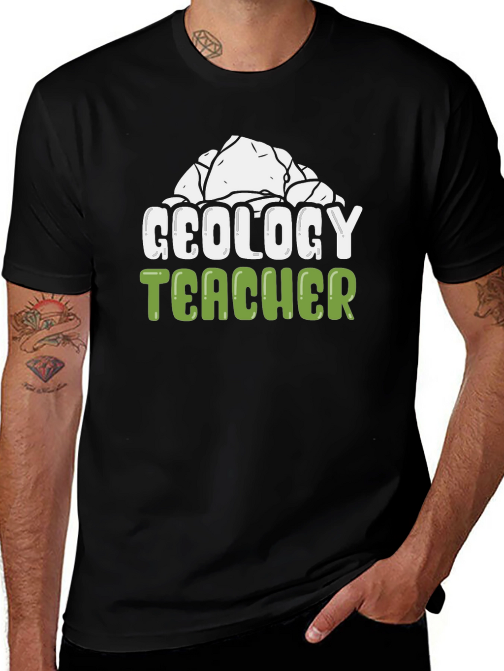 Geology Teacher T-Shirt - Rock On!