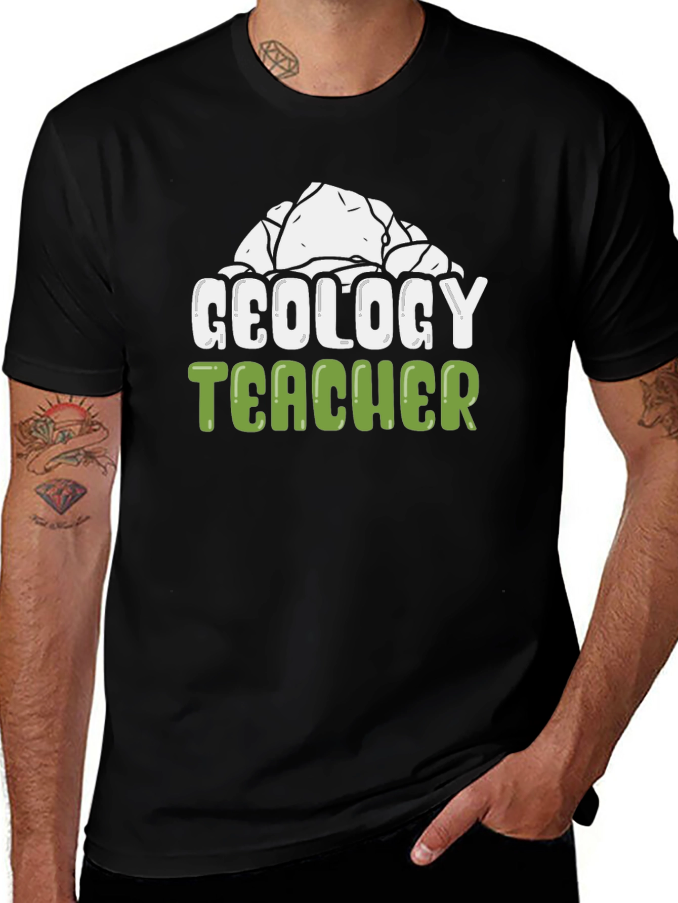 Geology Teacher T-Shirt - Rock On!
