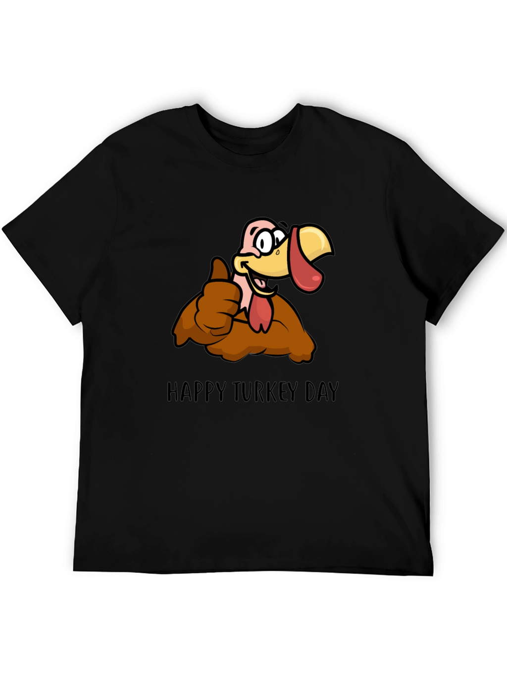 Happy Turkey Day Graphic T-Shirt