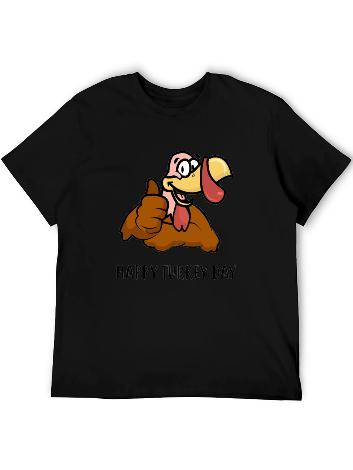 Happy Turkey Day Graphic T-Shirt