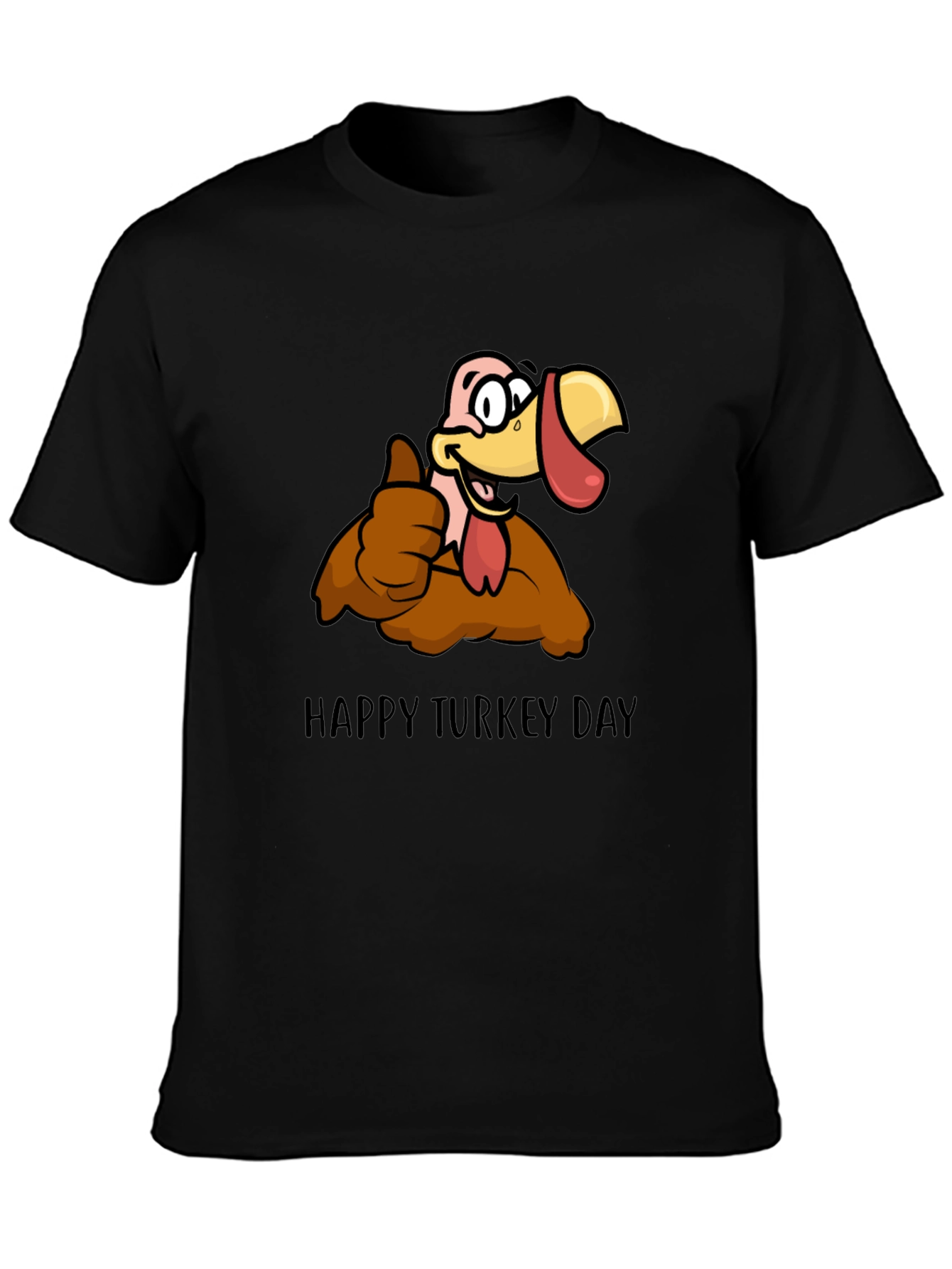 Happy Turkey Day Graphic T-Shirt