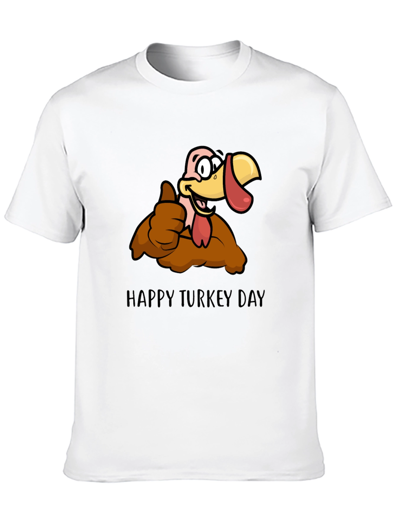 Happy Turkey Day Graphic T-Shirt