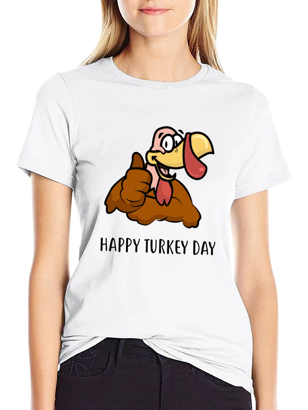 Happy Turkey Day Graphic T-Shirt