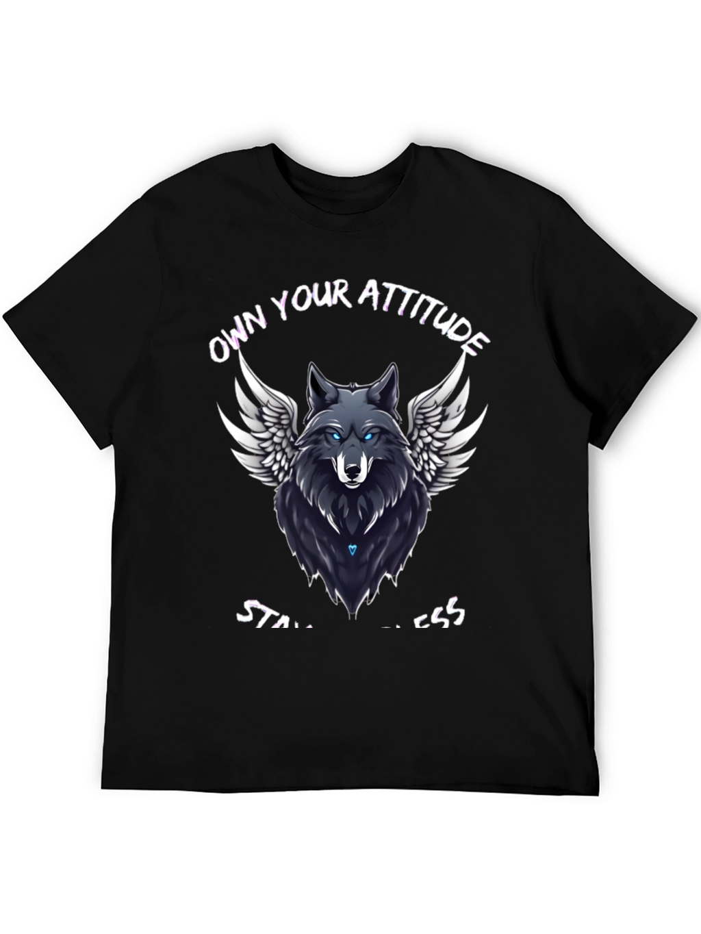 Own Your Attitude Wolf Graphic T-Shirt