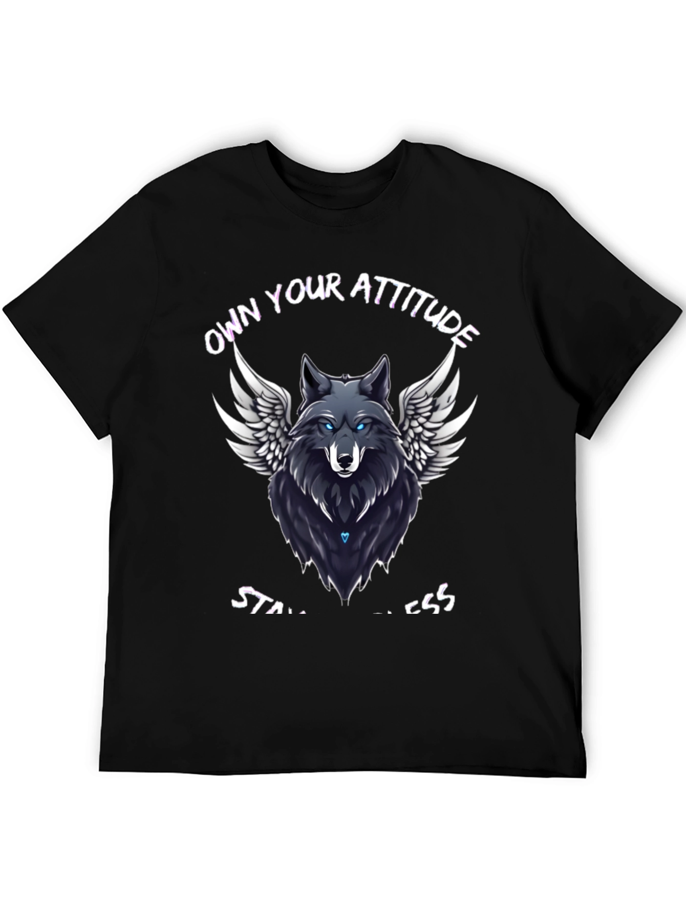 Own Your Attitude Wolf Graphic T-Shirt