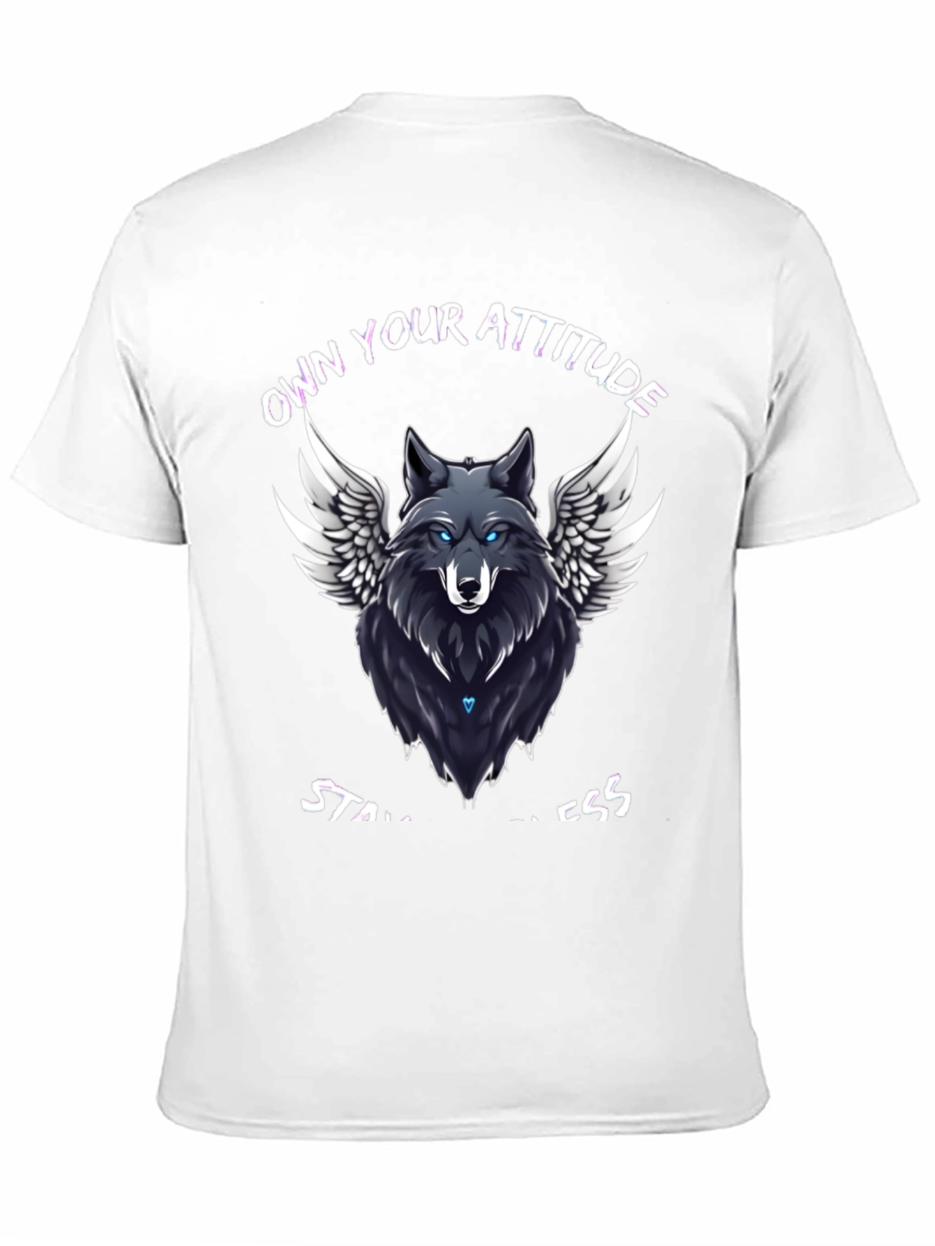 Own Your Attitude Wolf Graphic T-Shirt