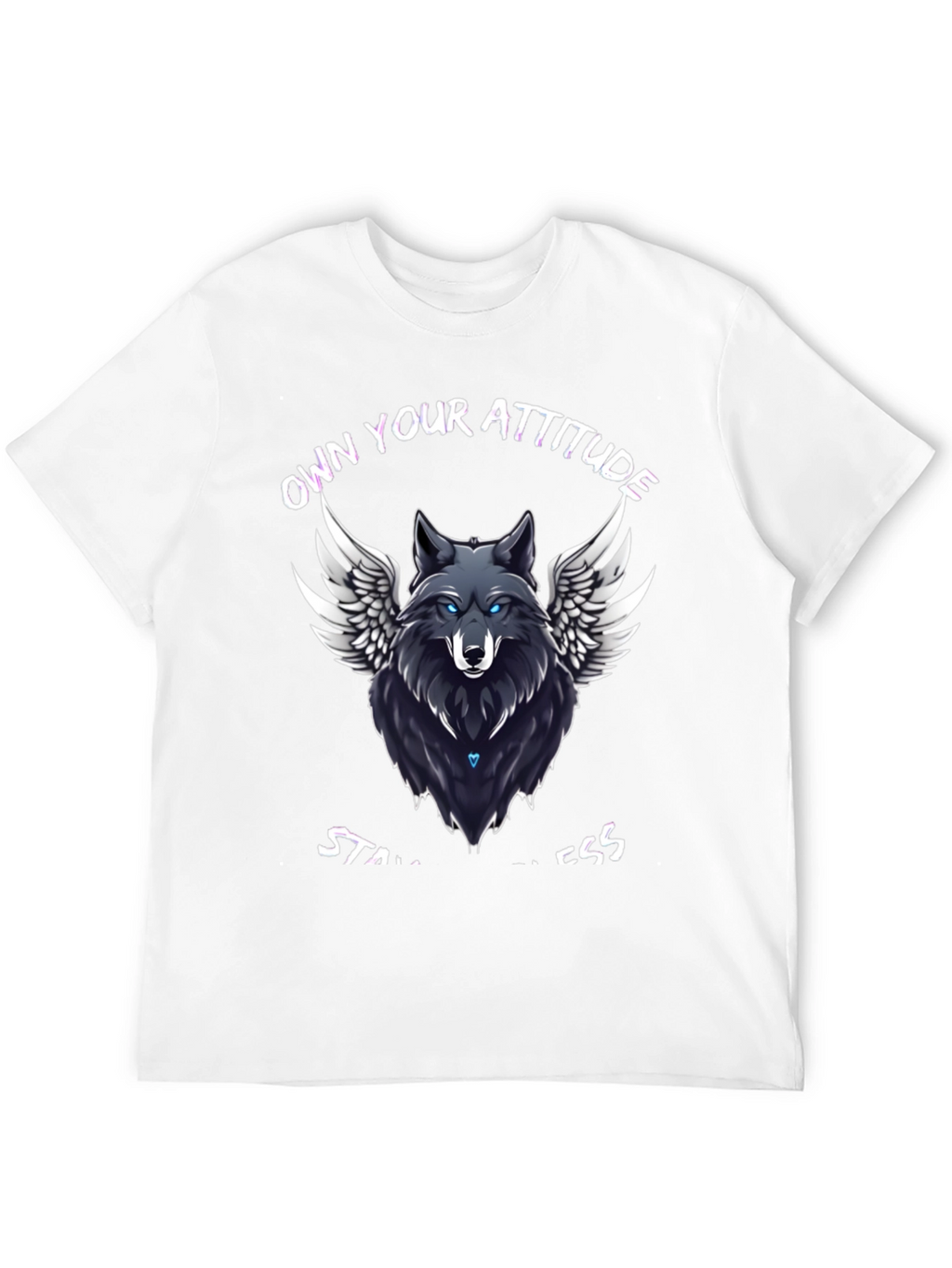 Own Your Attitude Wolf Graphic T-Shirt