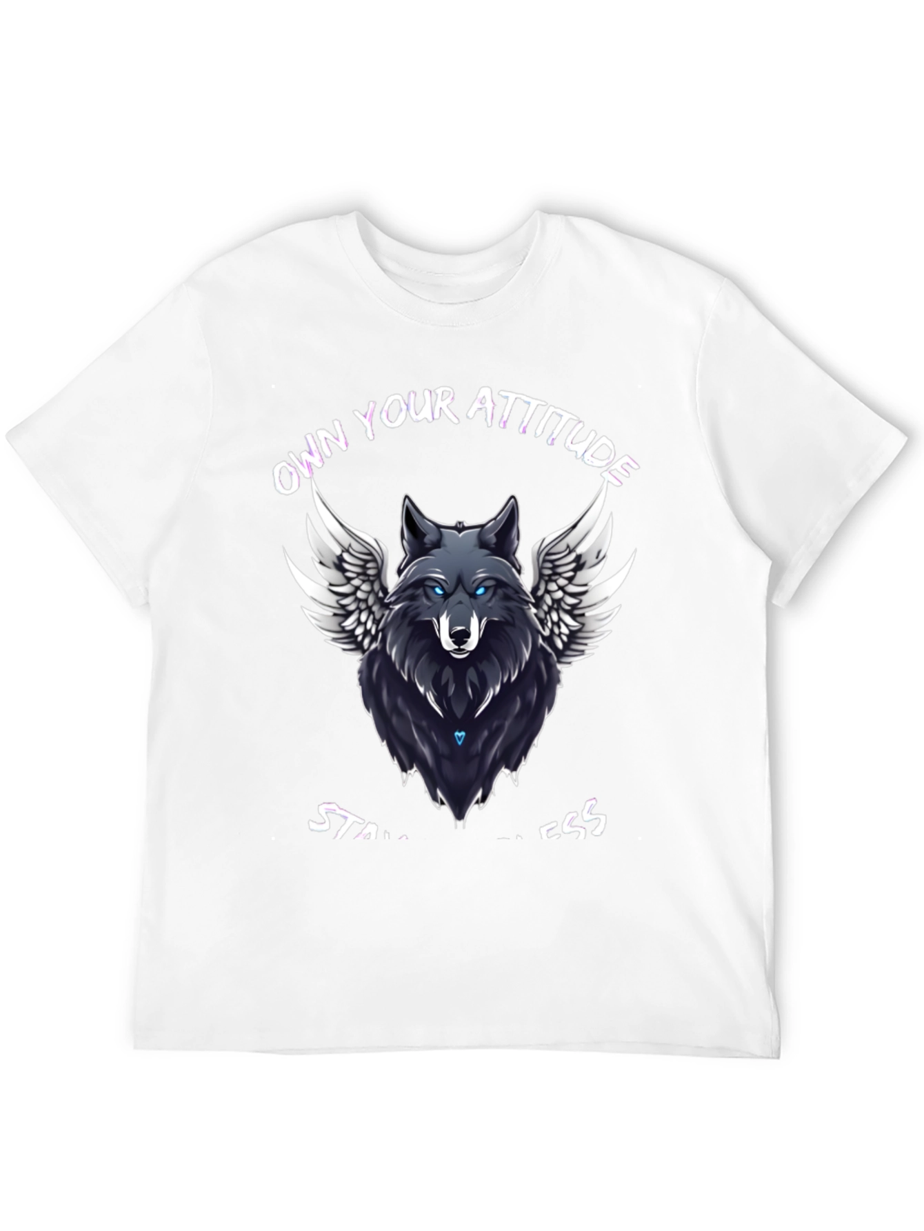 Own Your Attitude Wolf Graphic T-Shirt