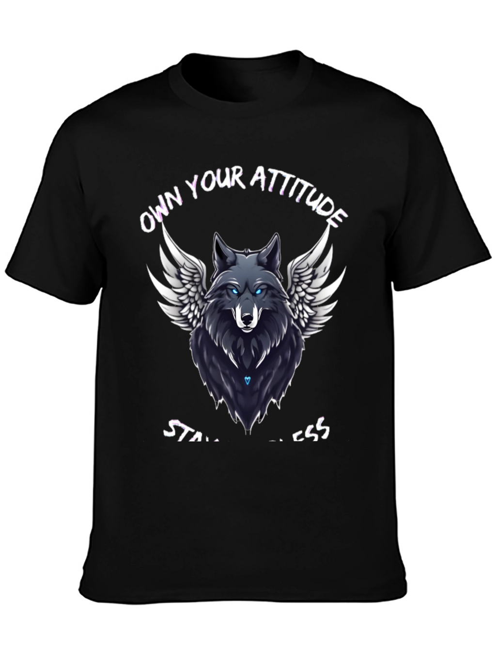 Own Your Attitude Wolf Graphic T-Shirt