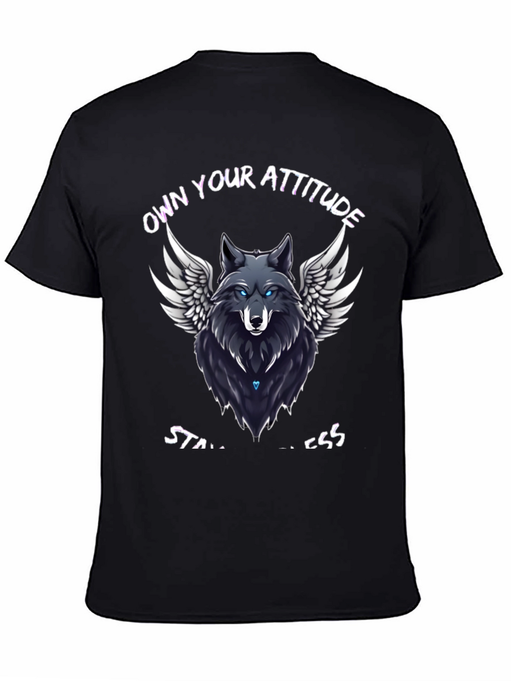 Own Your Attitude Wolf Graphic T-Shirt