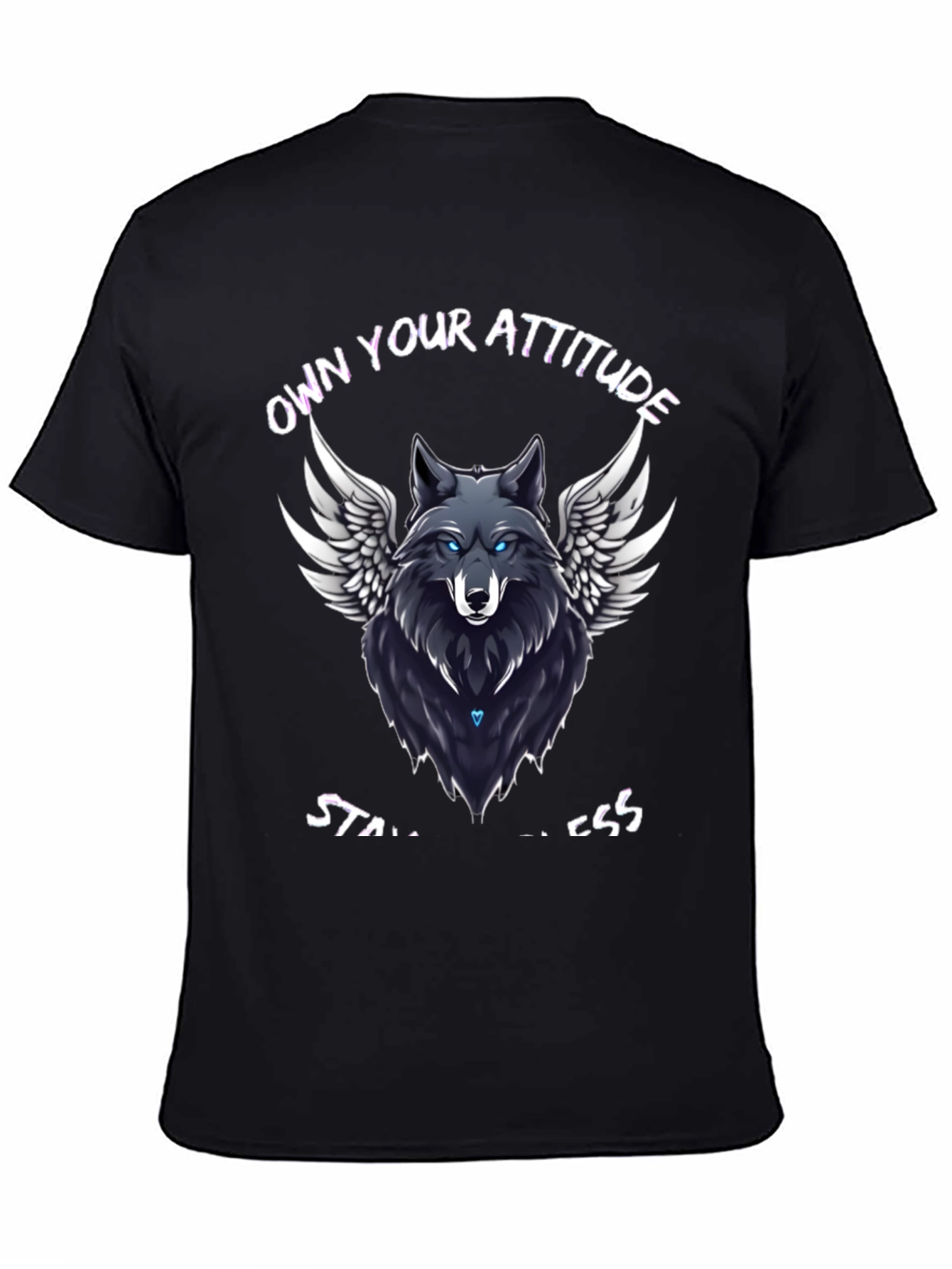 Own Your Attitude Wolf Graphic T-Shirt