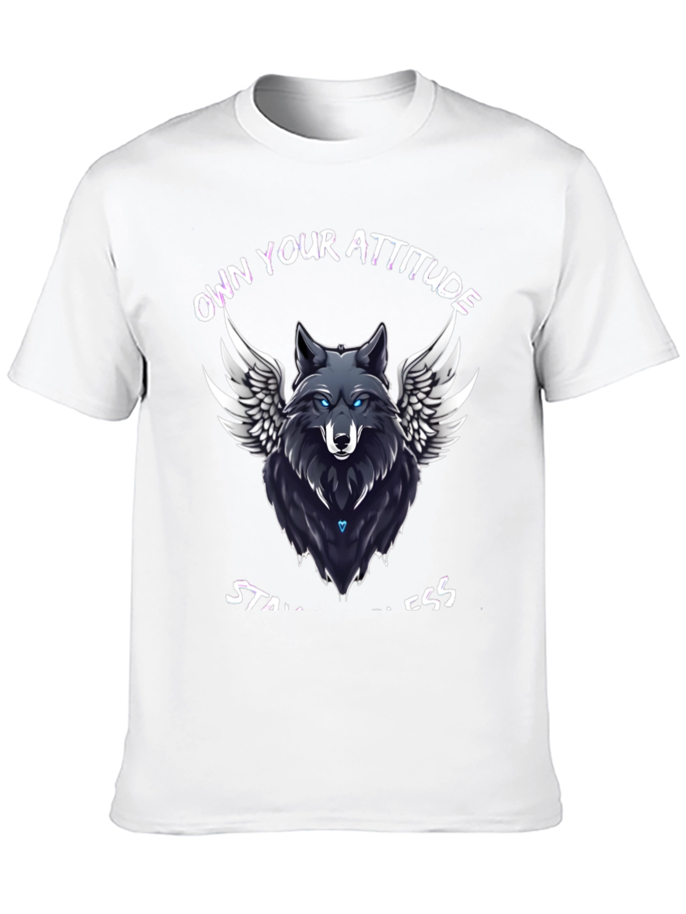 Own Your Attitude Wolf Graphic T-Shirt