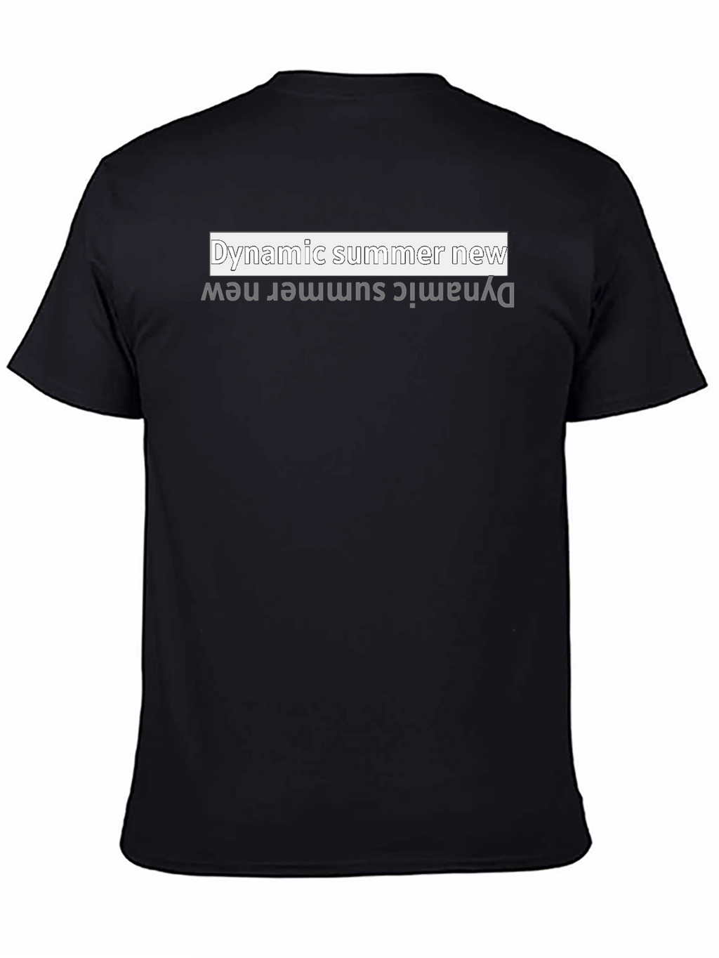 Dynamic Summer New Black T-Shirt
