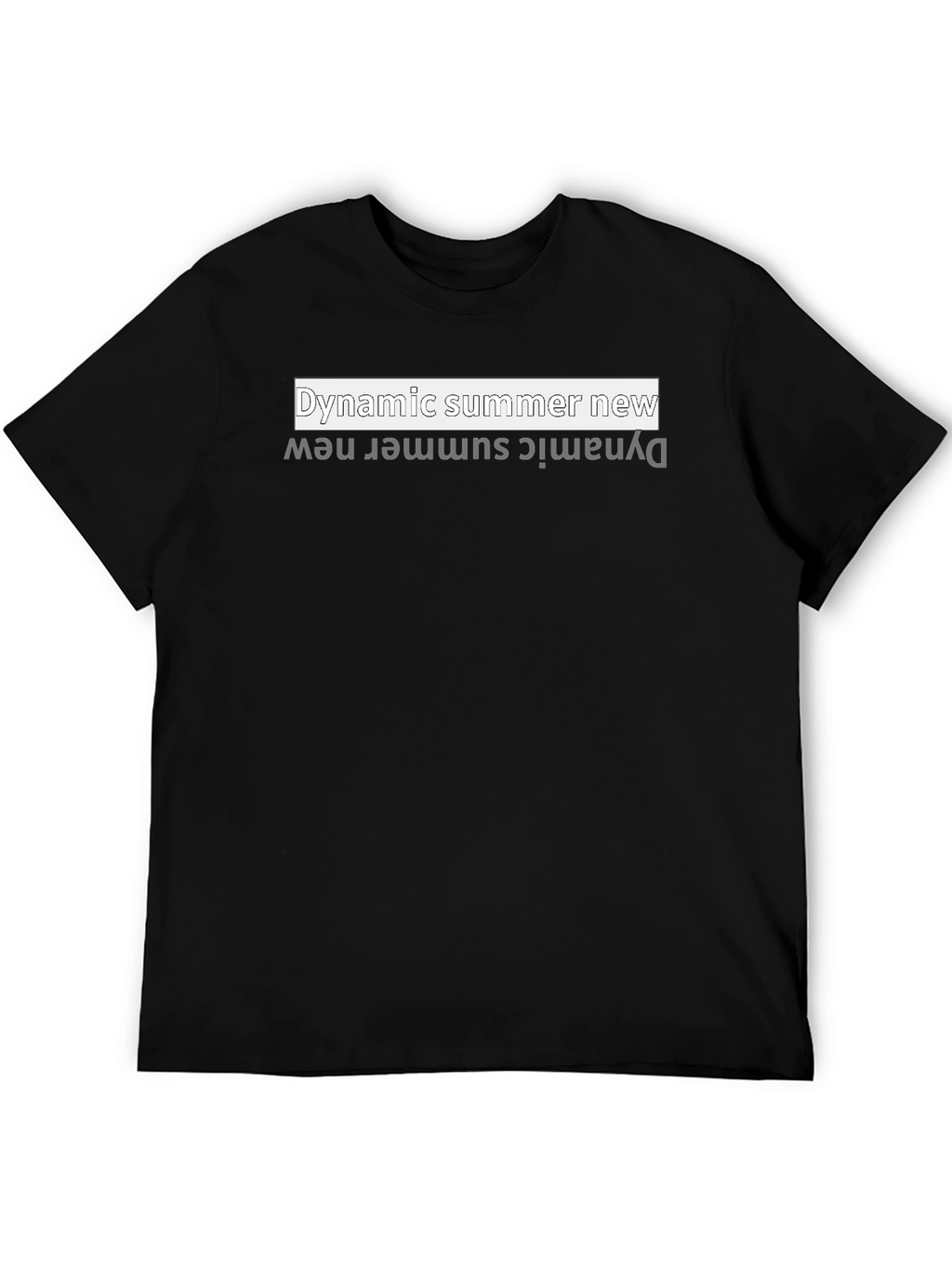 Dynamic Summer New Black T-Shirt