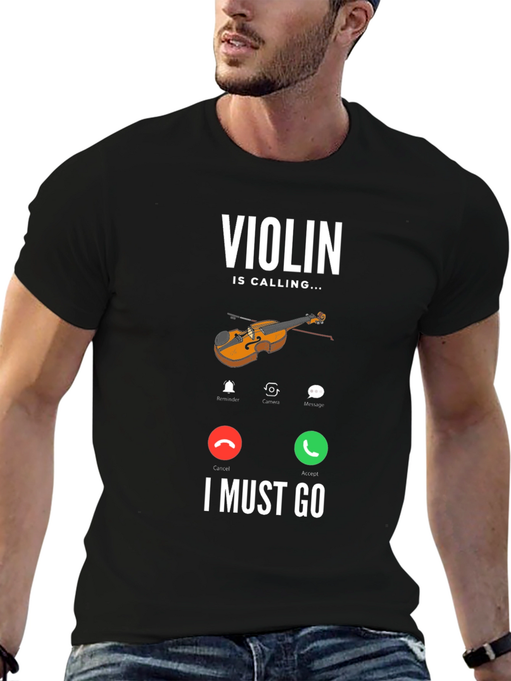 Violin Calling T-Shirt - Musician Gift
