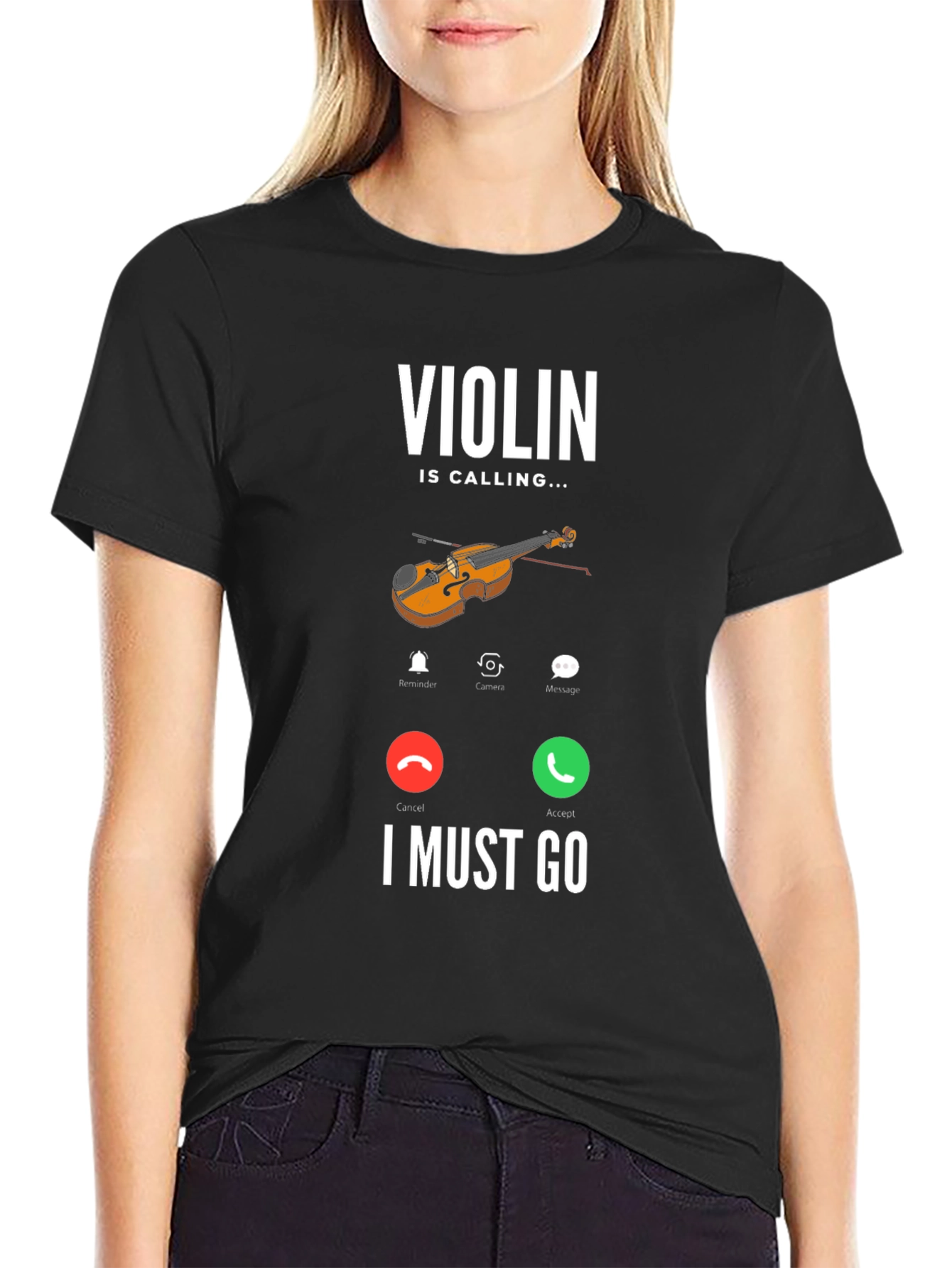 Violin Calling T-Shirt - Musician Gift