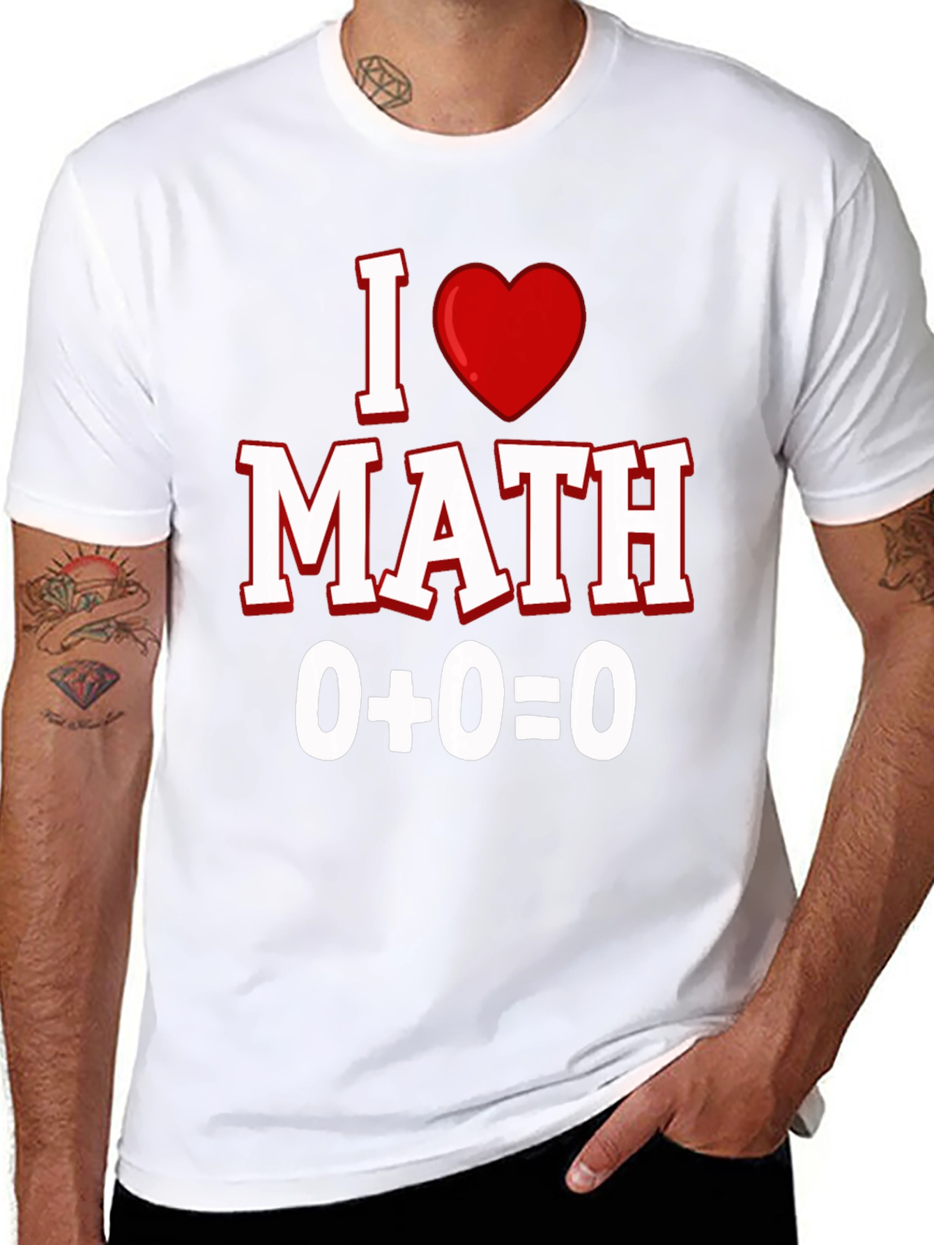 I Heart Math T-Shirt - Equation Design