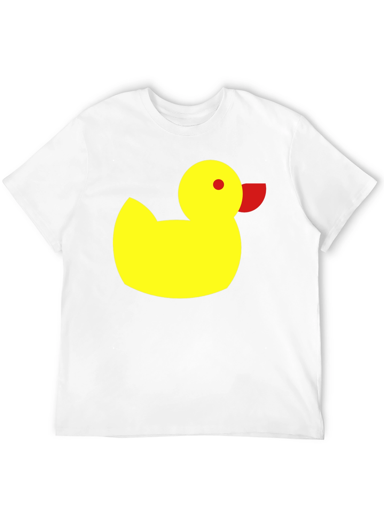 Duck Graphic Tee - Black Cotton Casual Shirt