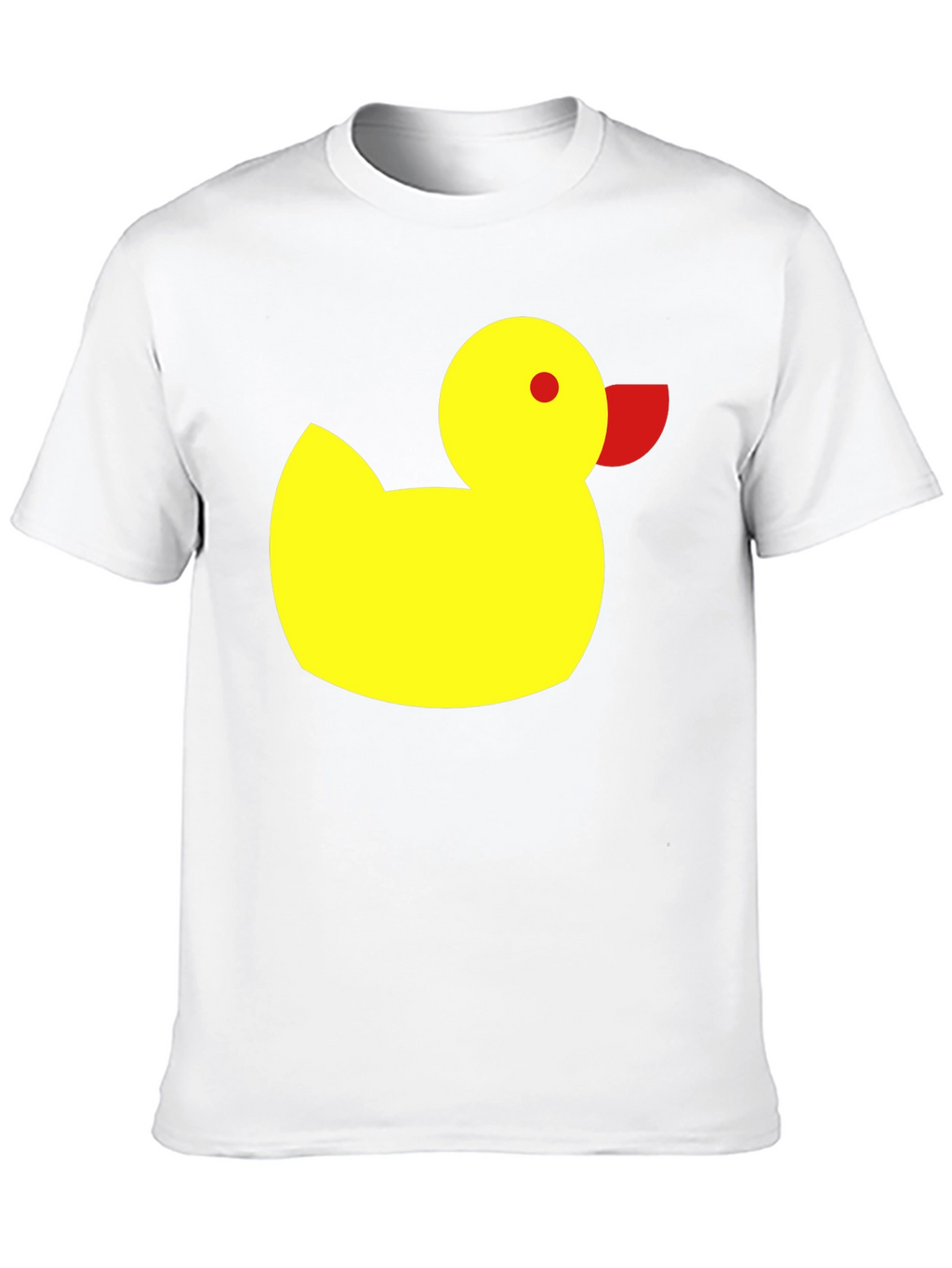 Duck Graphic Tee - Black Cotton Casual Shirt