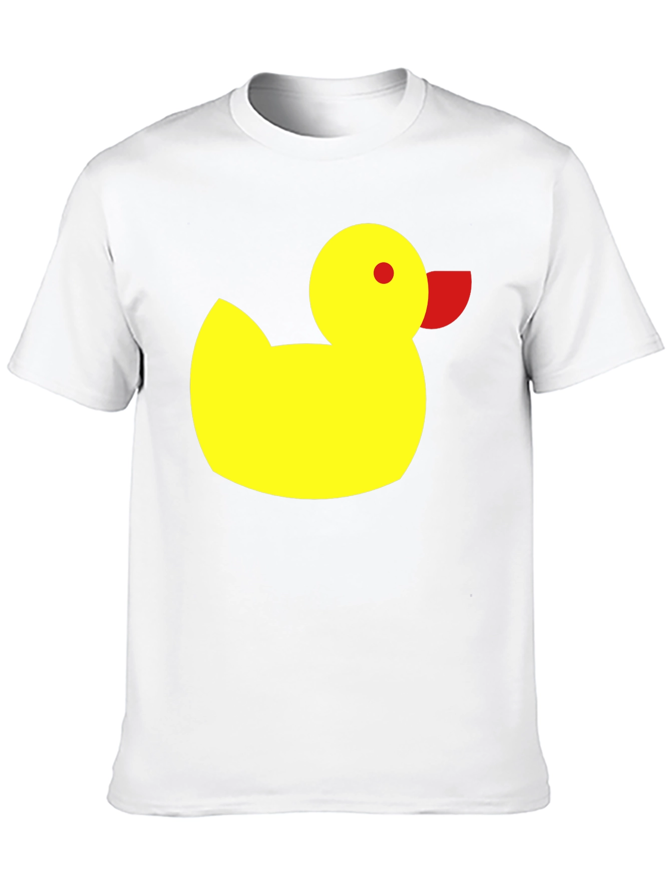 Duck Graphic Tee - Black Cotton Casual Shirt